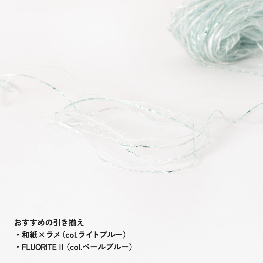 和紙×ラメ