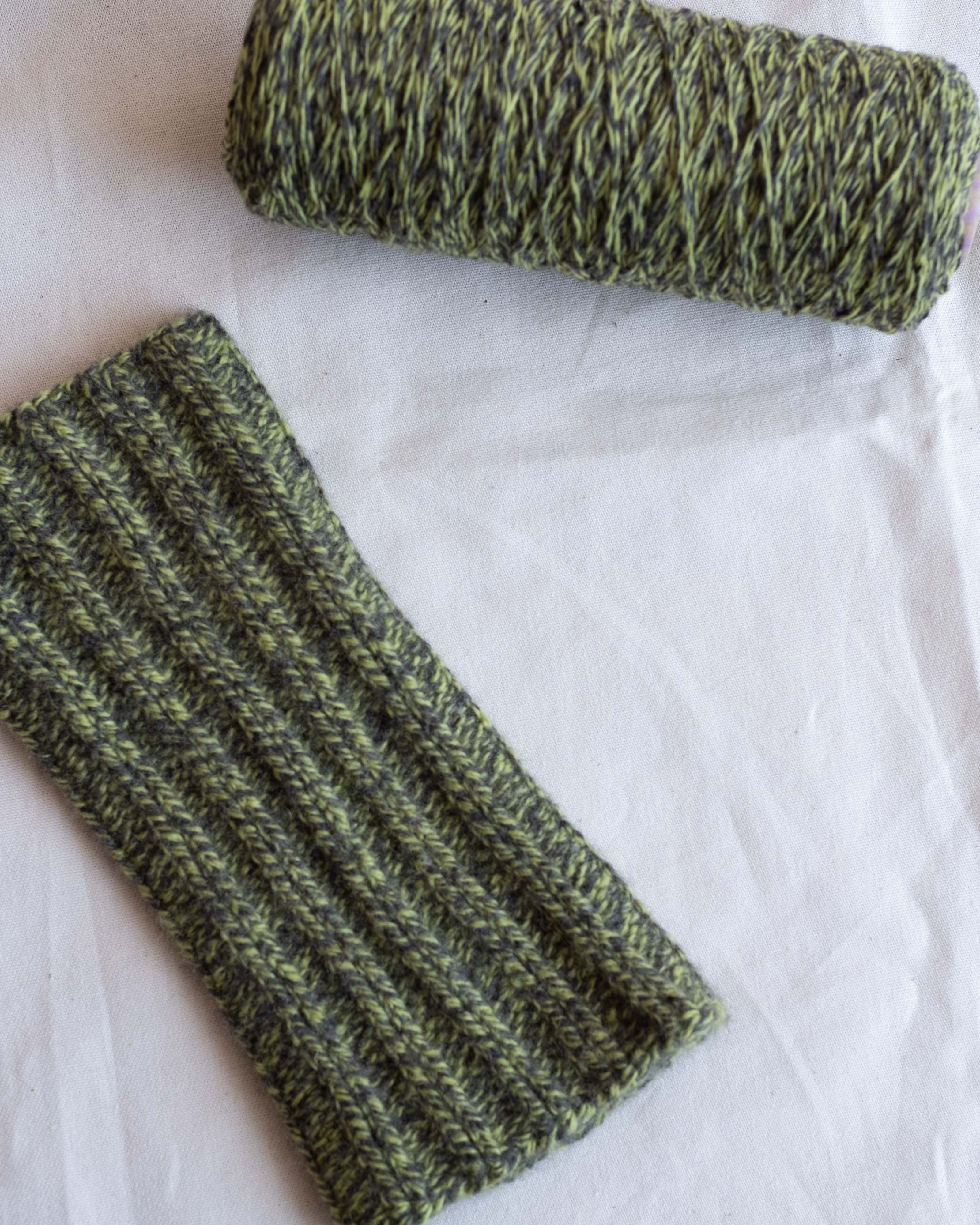 【文章パターン】ねじり目のアームウォーマー【PDF】