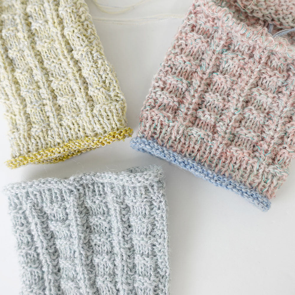 【パターン】ワッフルソックス【PDF】