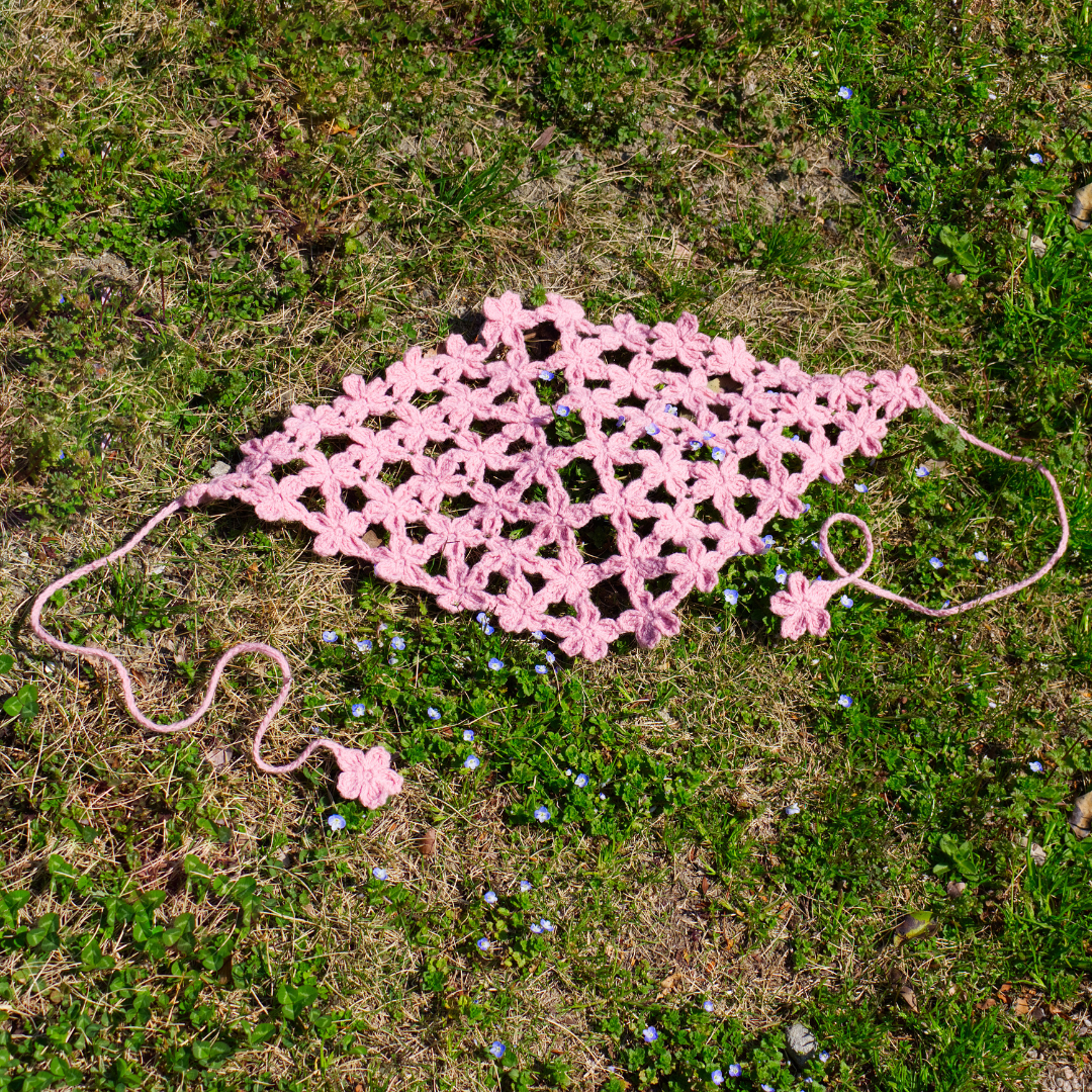 【パターン】Sakura Babushka & Scarf(サクラバブーシュカ&スカーフ)【PDF】