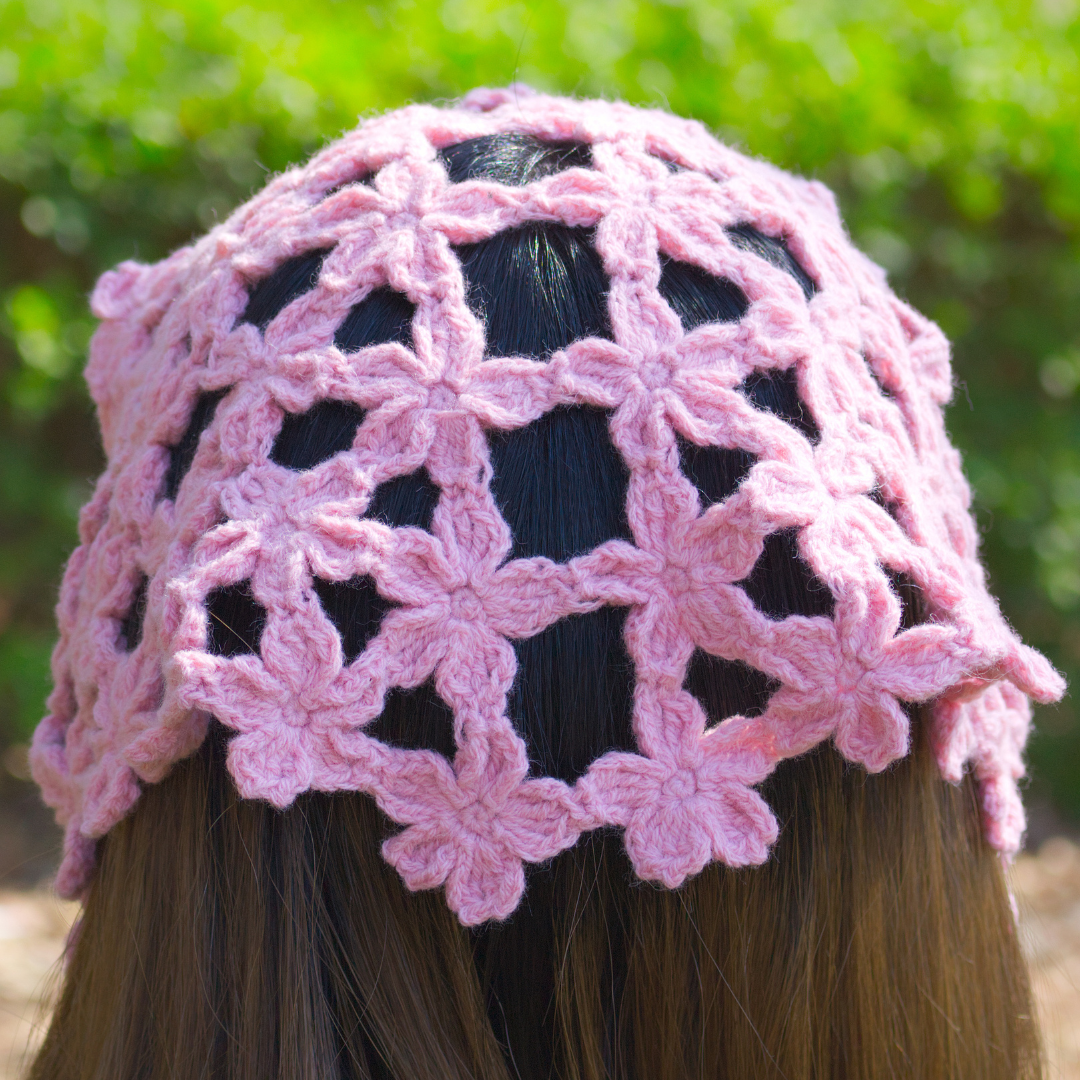 【パターン】Sakura Babushka & Scarf(サクラバブーシュカ&スカーフ)【PDF】