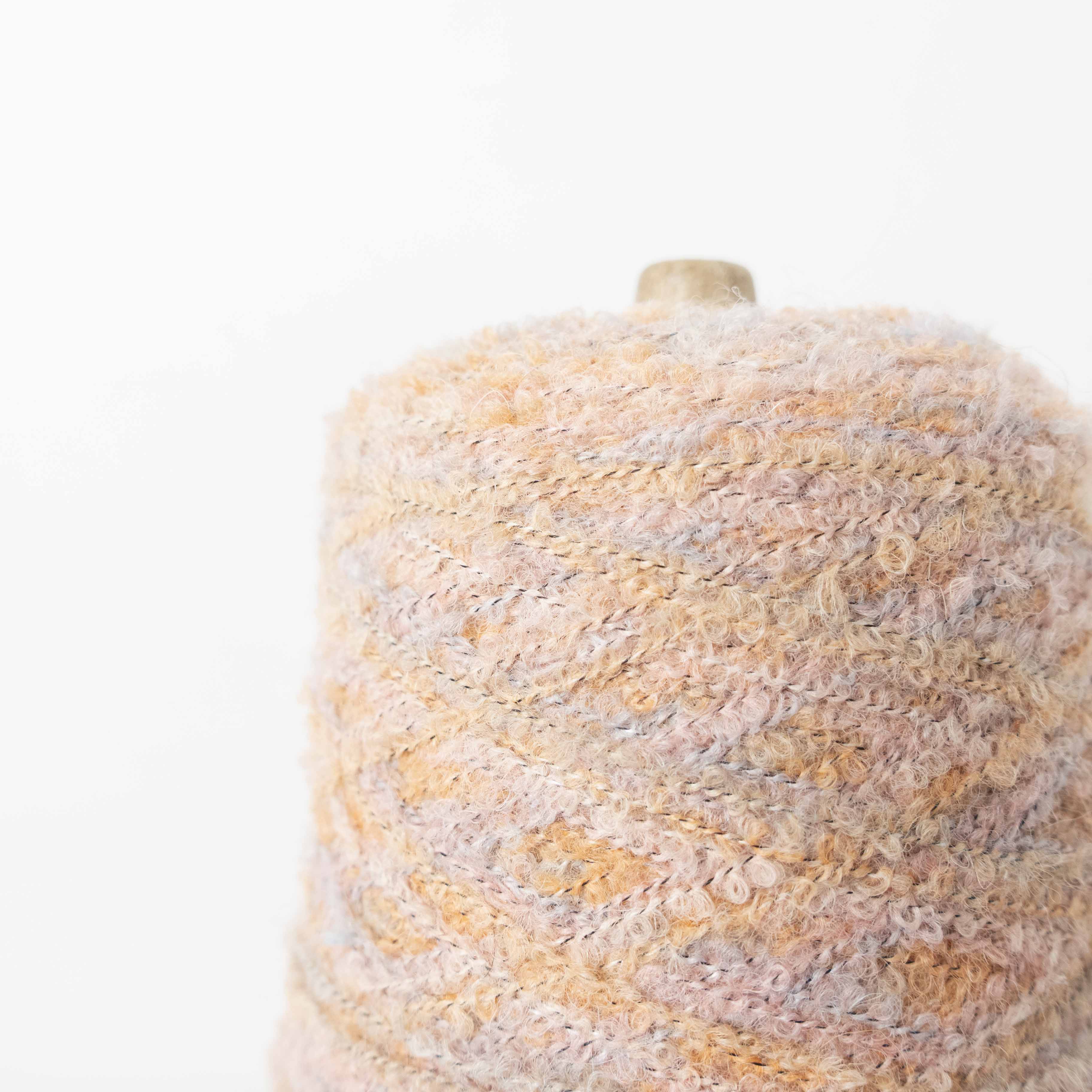 -mid project- 1/8 Airy Baby Alpaca Boucle Rainbow