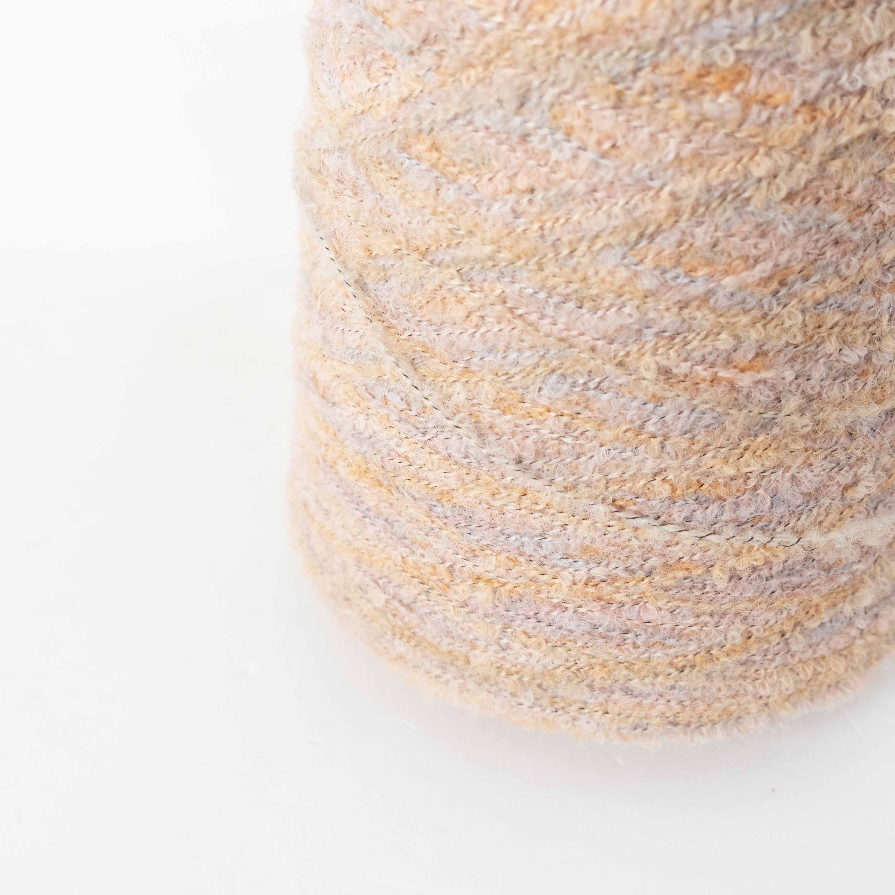 -mid project- 1/8 Airy Baby Alpaca Boucle Rainbow