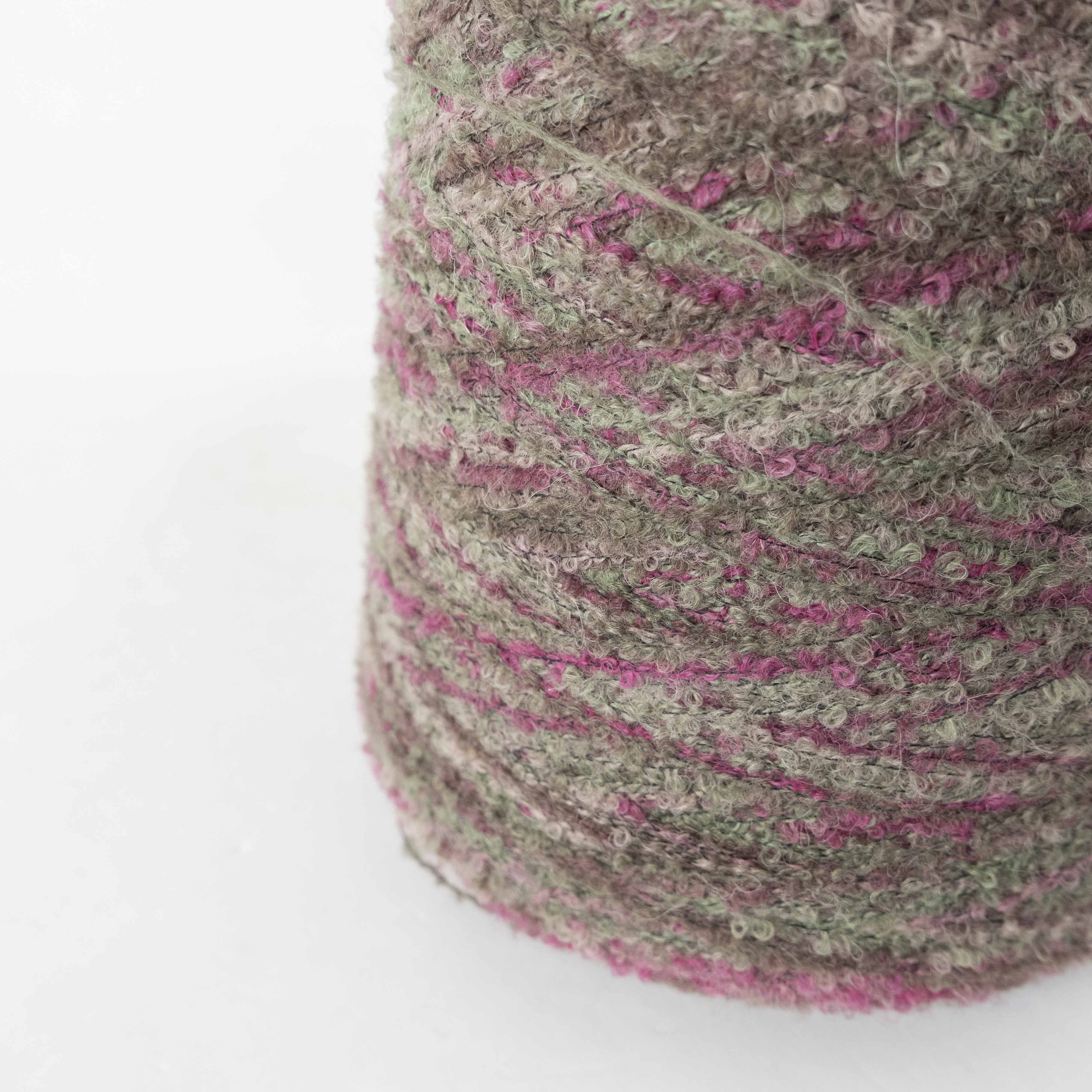 -mid project- 1/8 Airy Baby Alpaca Boucle Rainbow