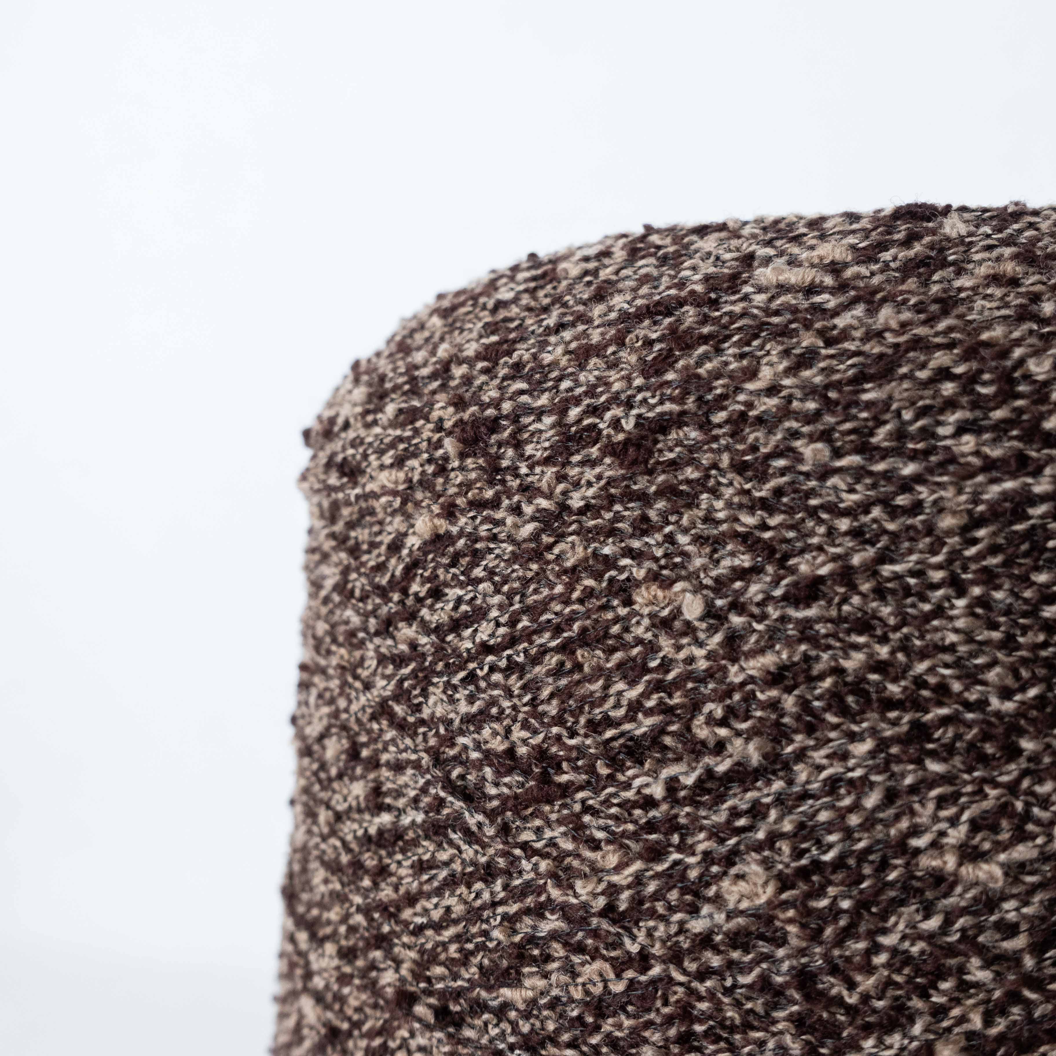 -big project- 2/12 カシミヤ混リング×ノット - ブラウン