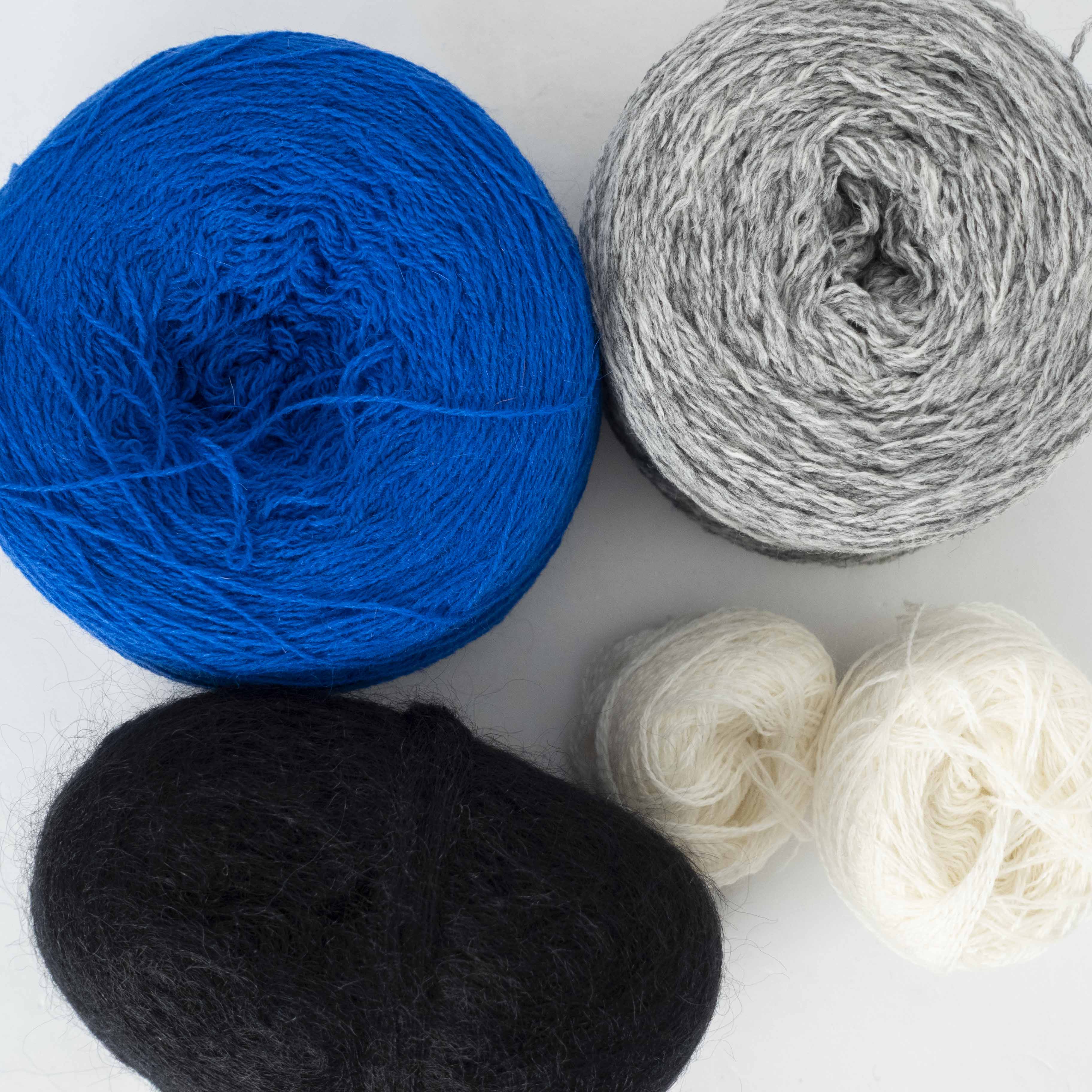 【合計200g】ウール系!玉巻き詰め合わせランダムセット