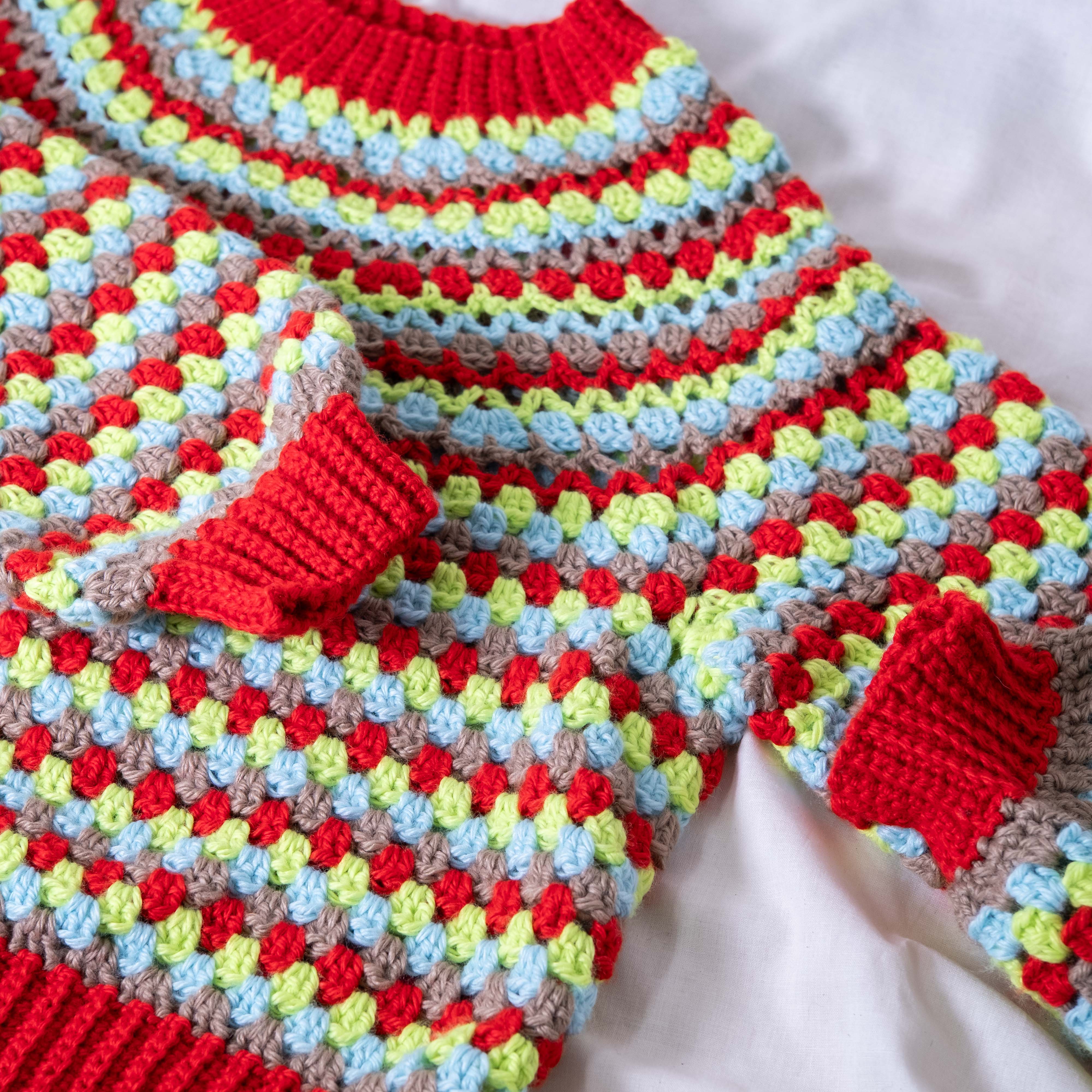 【パターン】Snowdrop Sweater designed by 気分屋にっしぃ(スノードロップセーター) 【PDF】【解説動画付き】