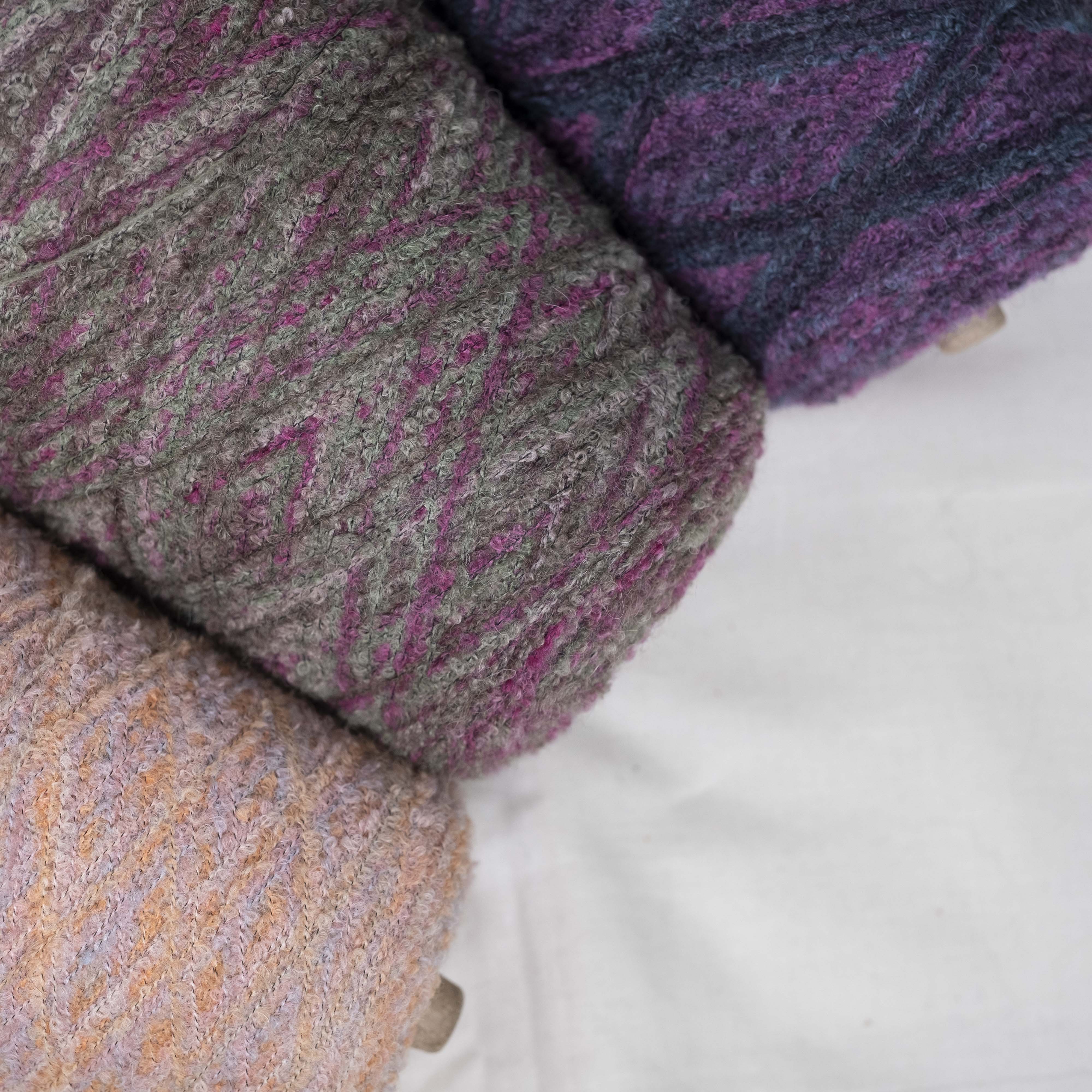 -mid project- 1/8 Airy Baby Alpaca Boucle Rainbow