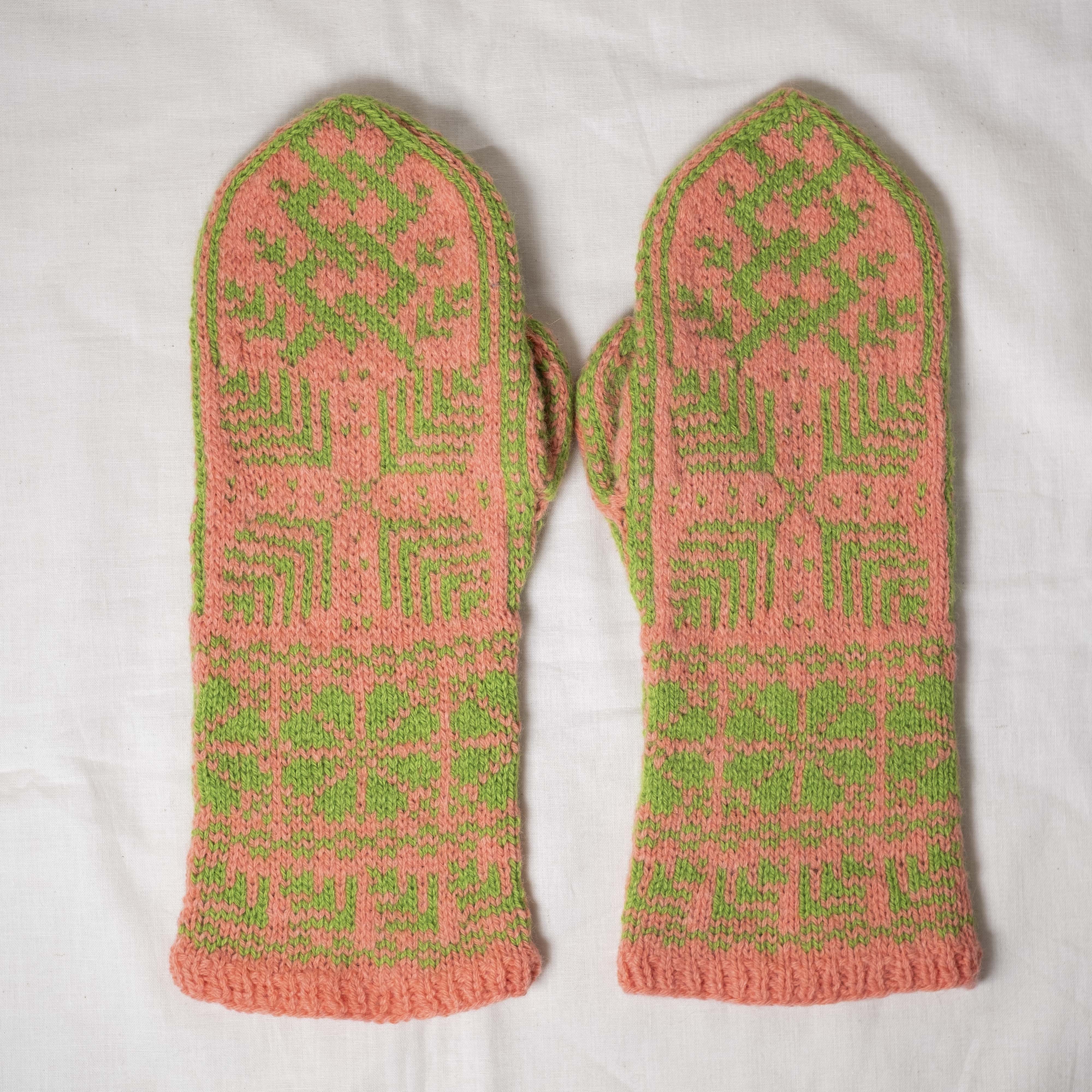 【パターン】Selbu Pine Mittens designed by Nagi’s Knits【PDF】