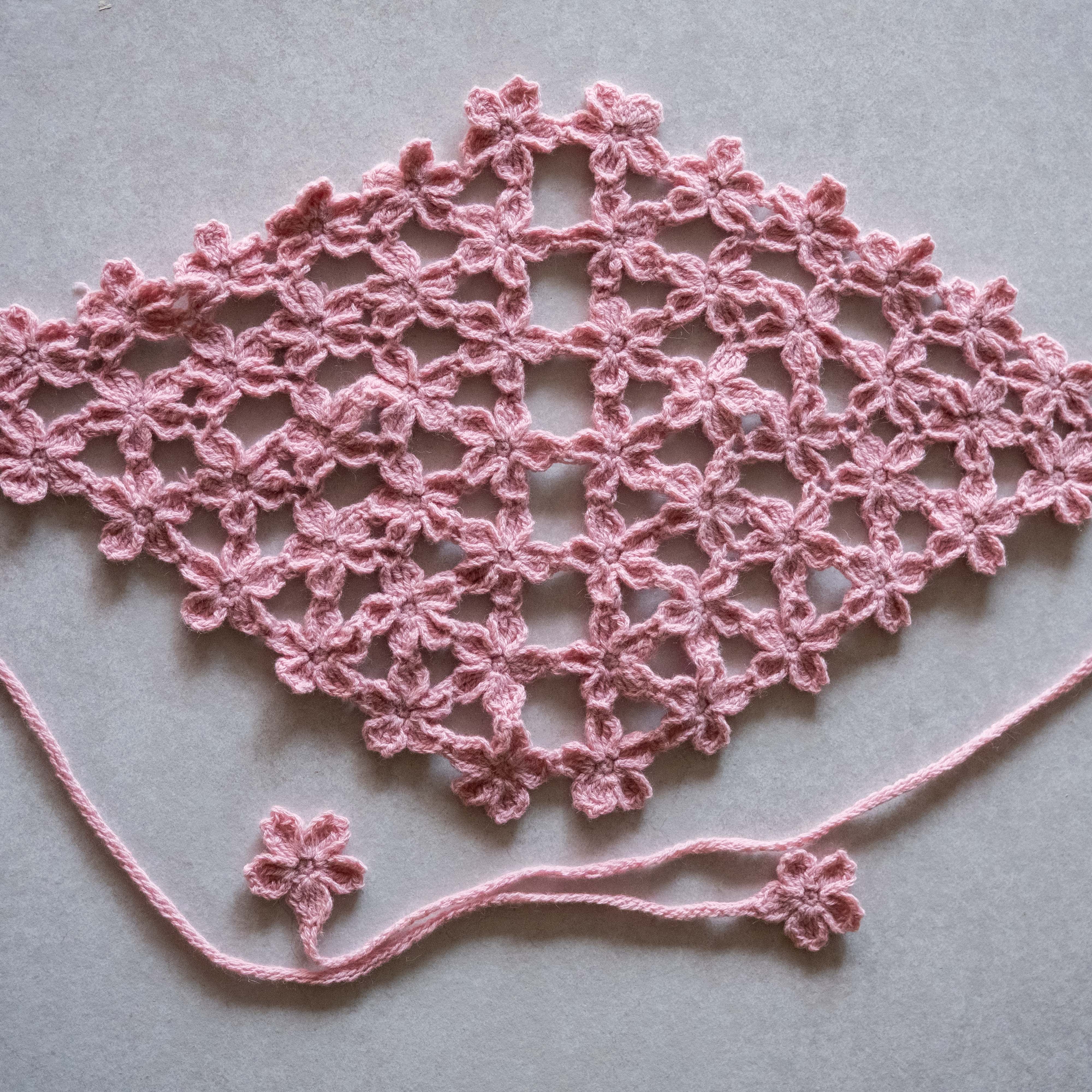 【パターン】Sakura Babushka & Scarf(サクラバブーシュカ&スカーフ)【PDF】