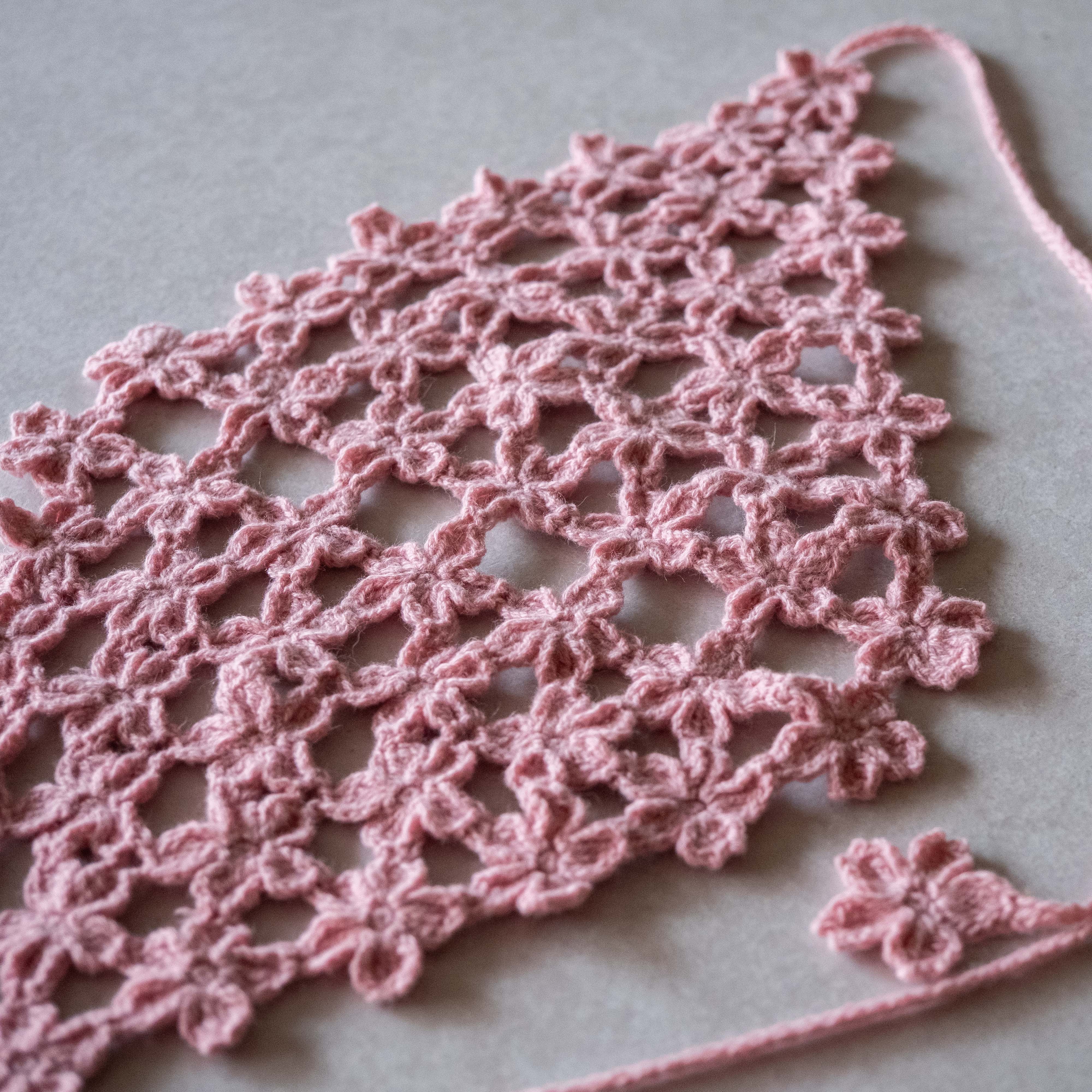 【パターン】Sakura Babushka & Scarf(サクラバブーシュカ&スカーフ)【PDF】