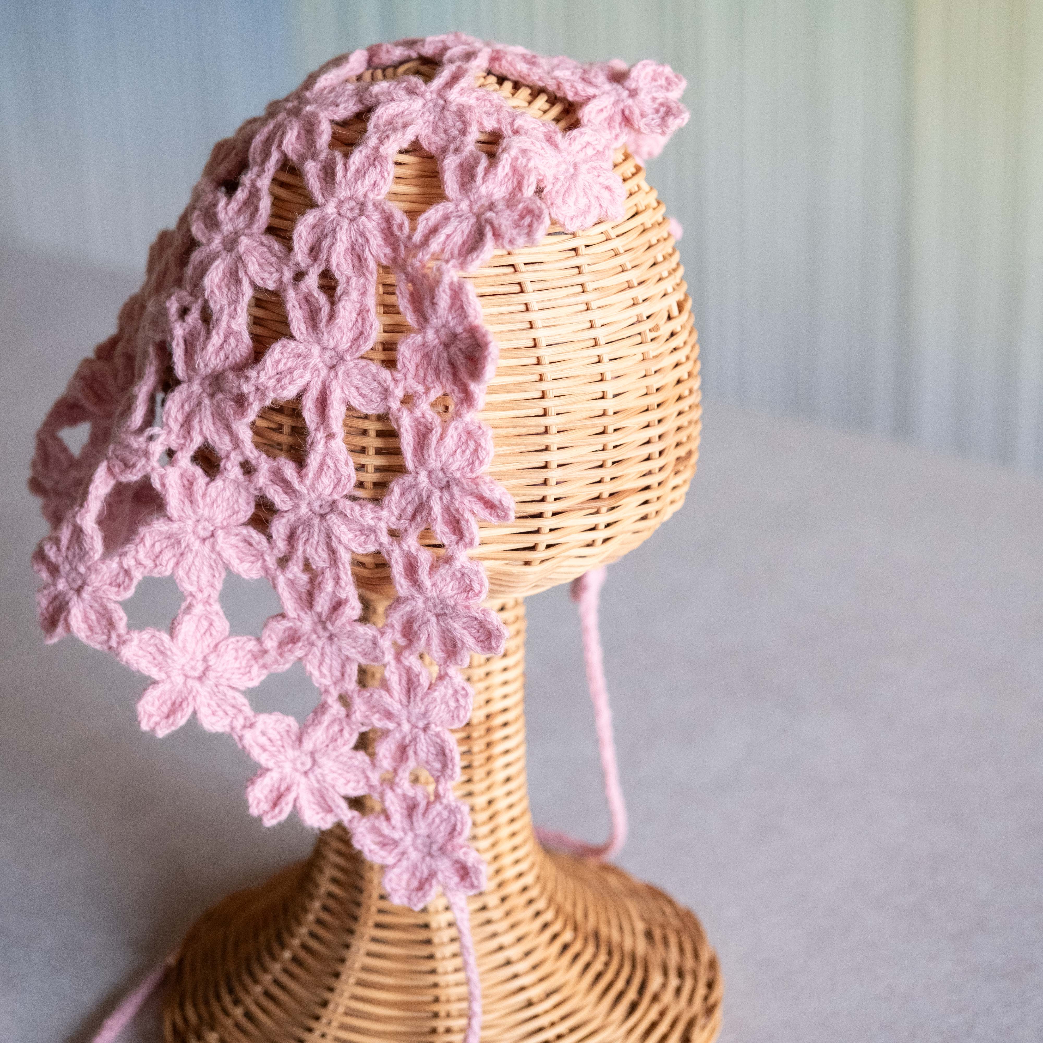 【パターン】Sakura Babushka & Scarf(サクラバブーシュカ&スカーフ)【PDF】