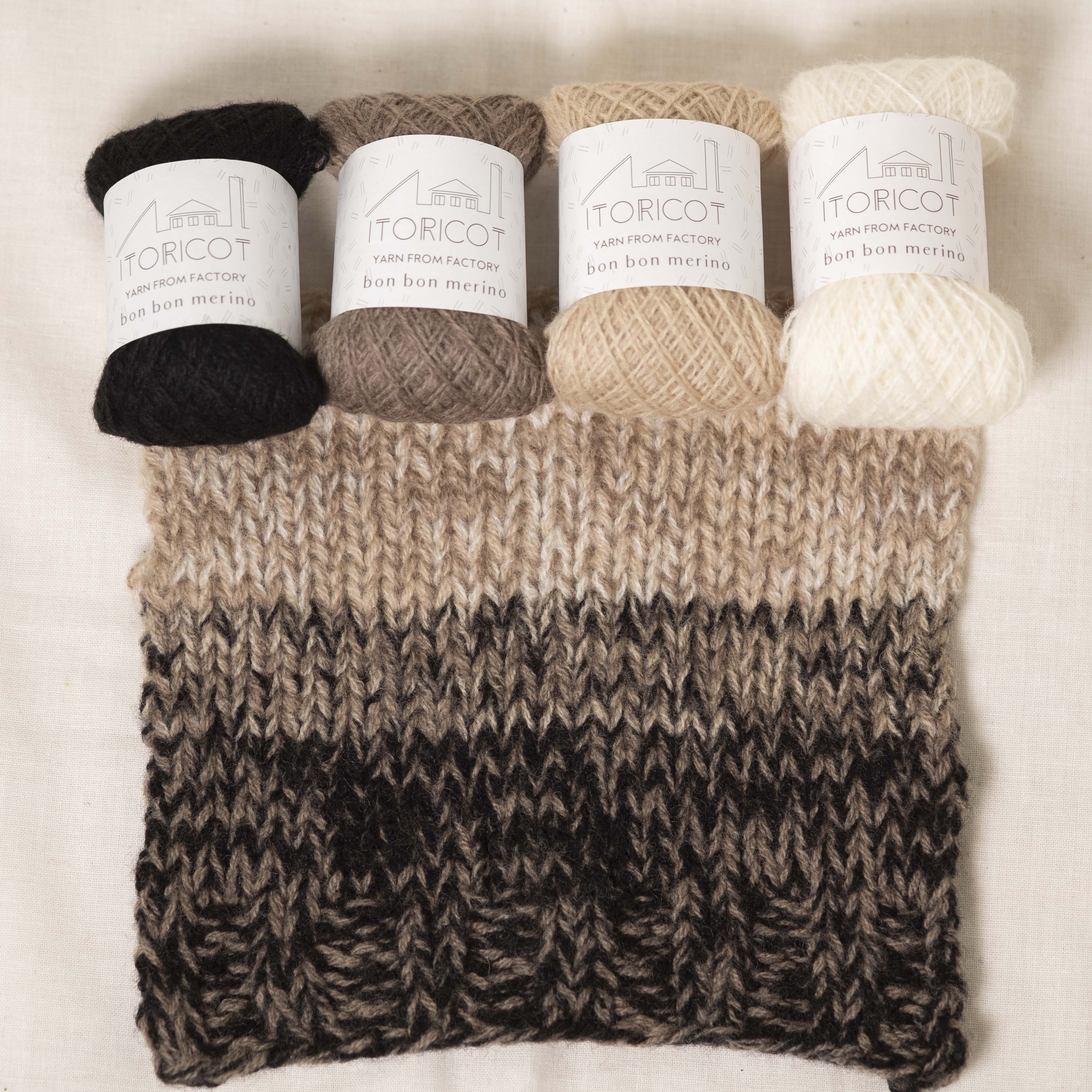 Twin Peak Beanie Set – ESPRESSO GRADATION ver. –(エスプレッソ)【セット】