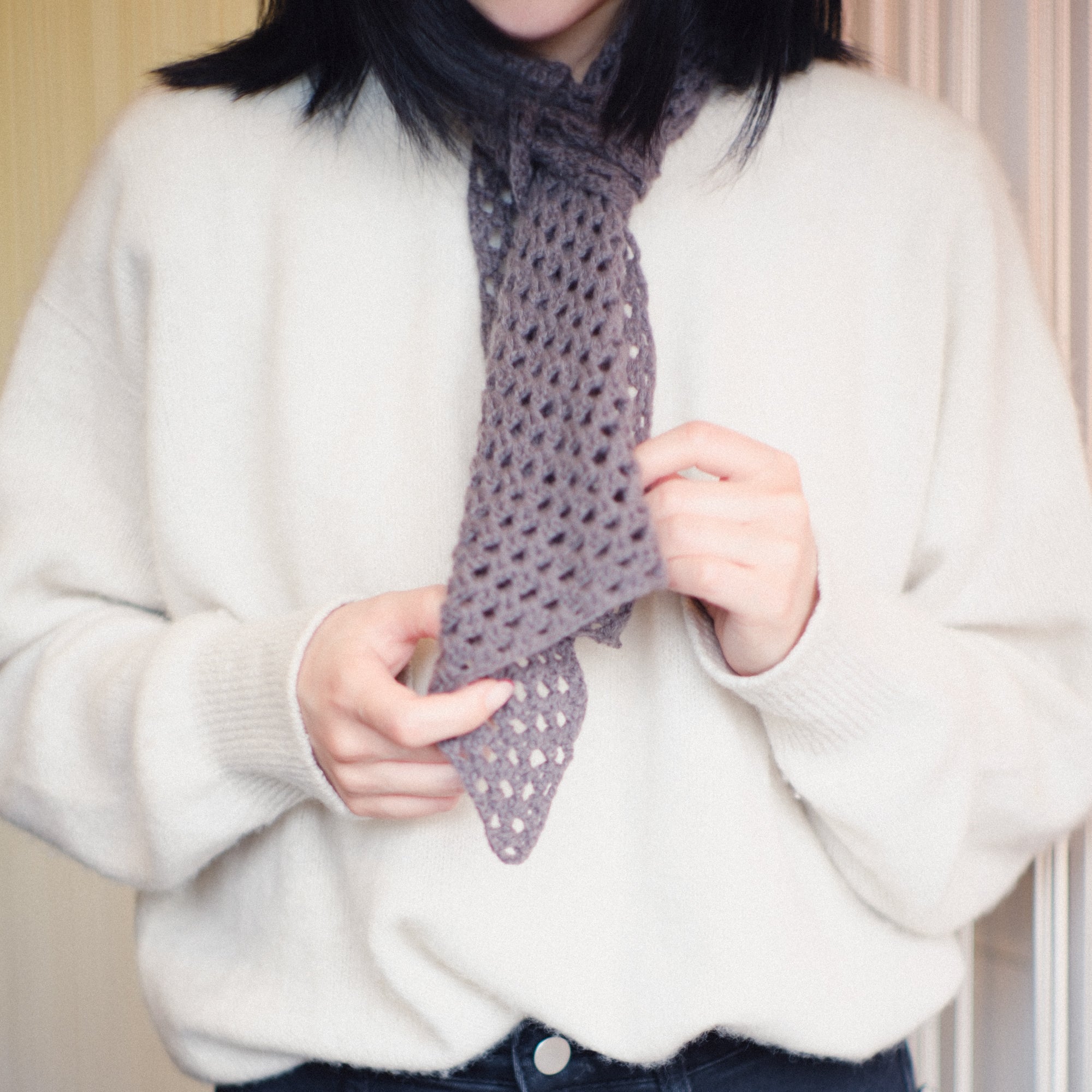 【パターン】Tinker Tie – Knit & Crochet(ティンカー・タイ)【PDF】