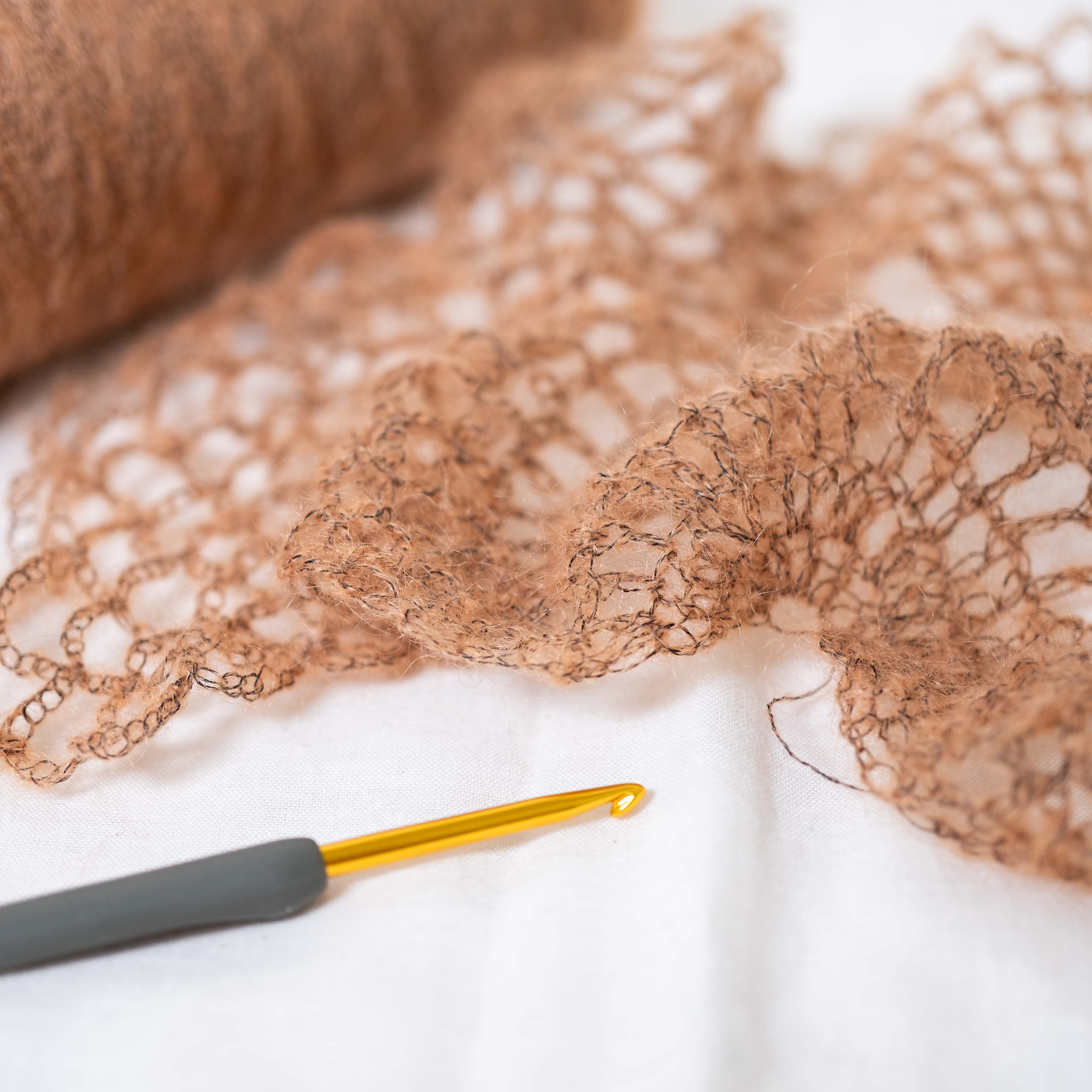 【パターン】Minamo Shawl designed by 笠石あき(ミナモショール)【PDF】