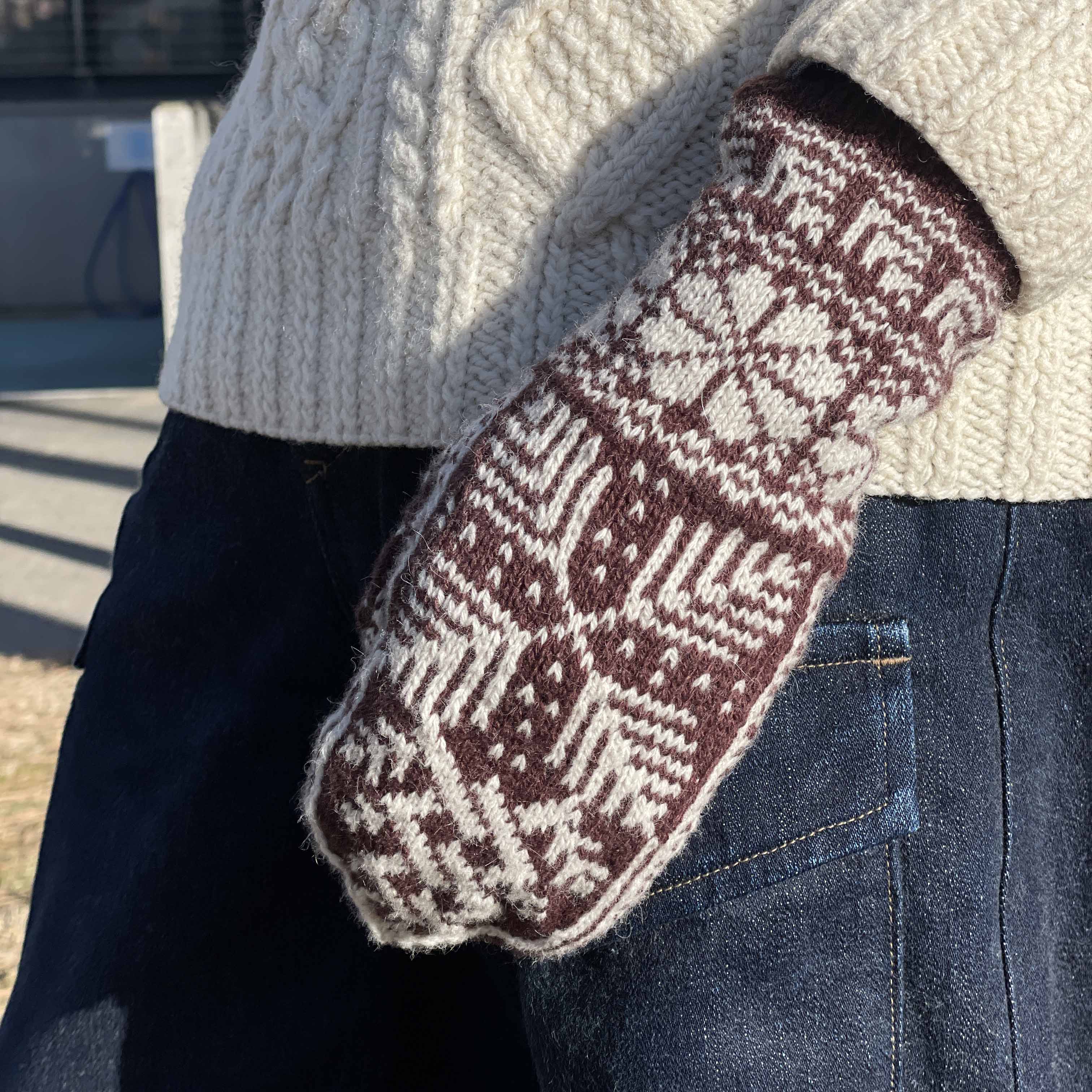 【パターン】Selbu Pine Mittens designed by Nagi’s Knits【PDF】