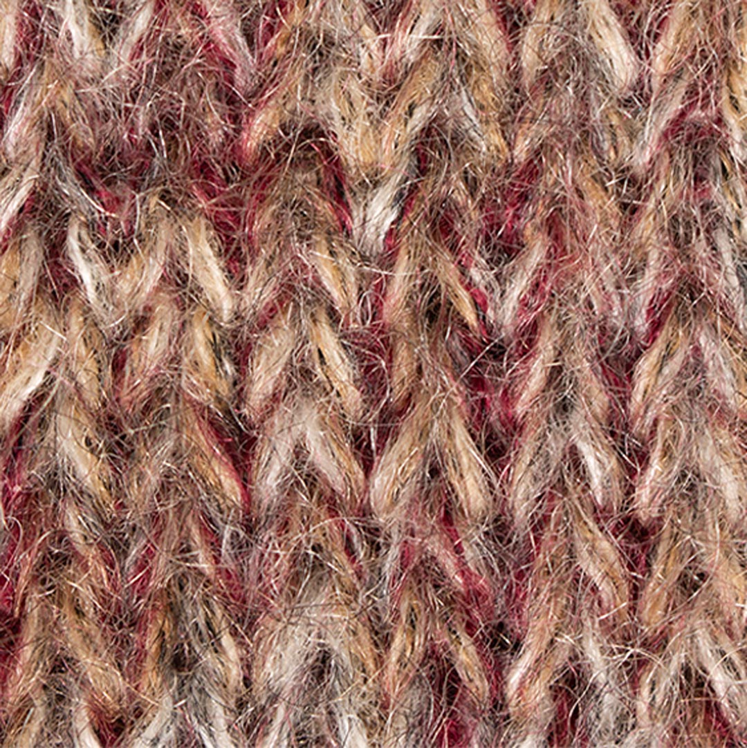 Berry Tiramisu (Knitting kit for Twin Peak Beanie, yarn held together)