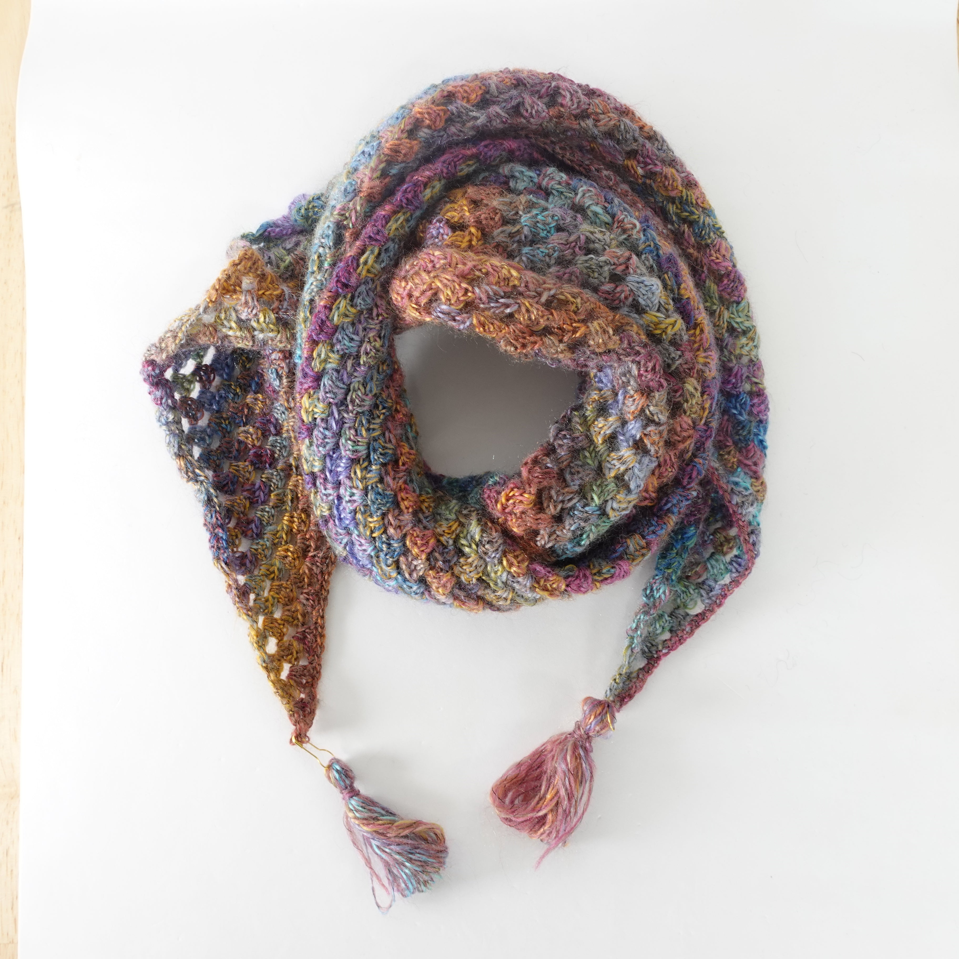 【パターン】かぎ針で編む三角ショール【PDF】