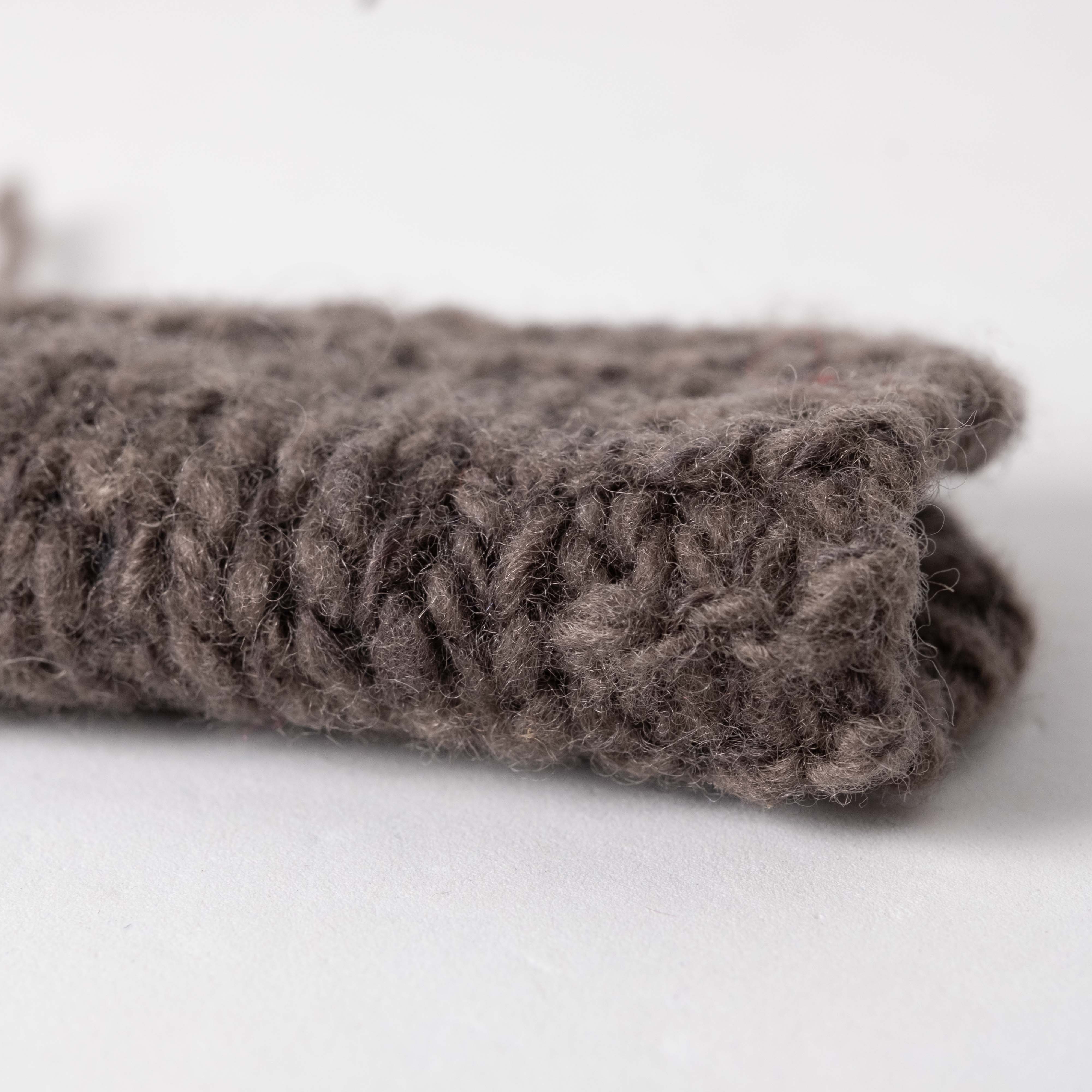 -mid project- ウール混スラブヤーン - オートミール