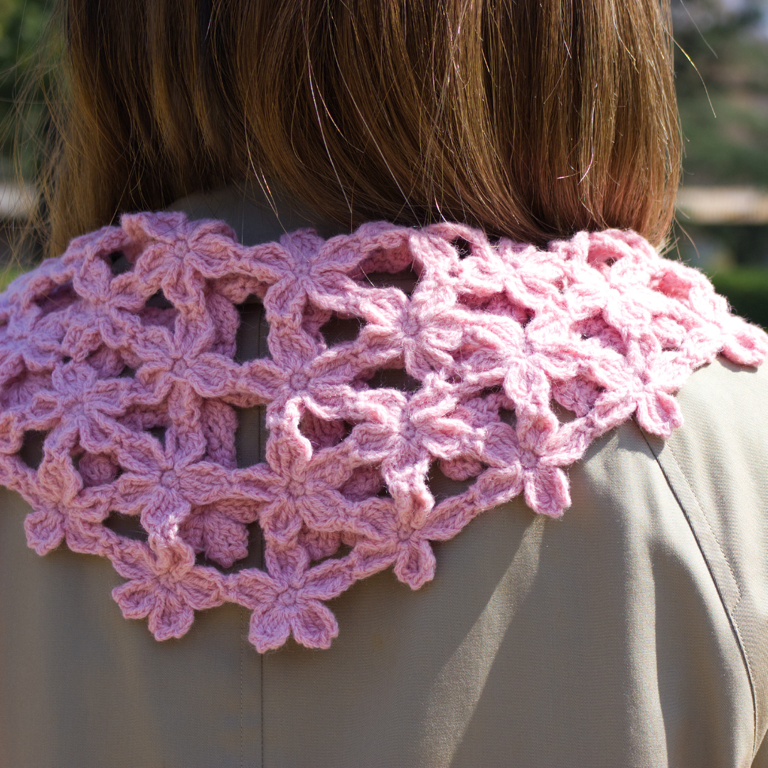 【パターン】Sakura Babushka & Scarf（サクラバブーシュカ&スカーフ）【PDF】