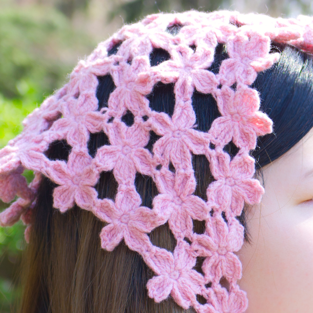 【パターン】Sakura Babushka & Scarf（サクラバブーシュカ&スカーフ）【PDF】