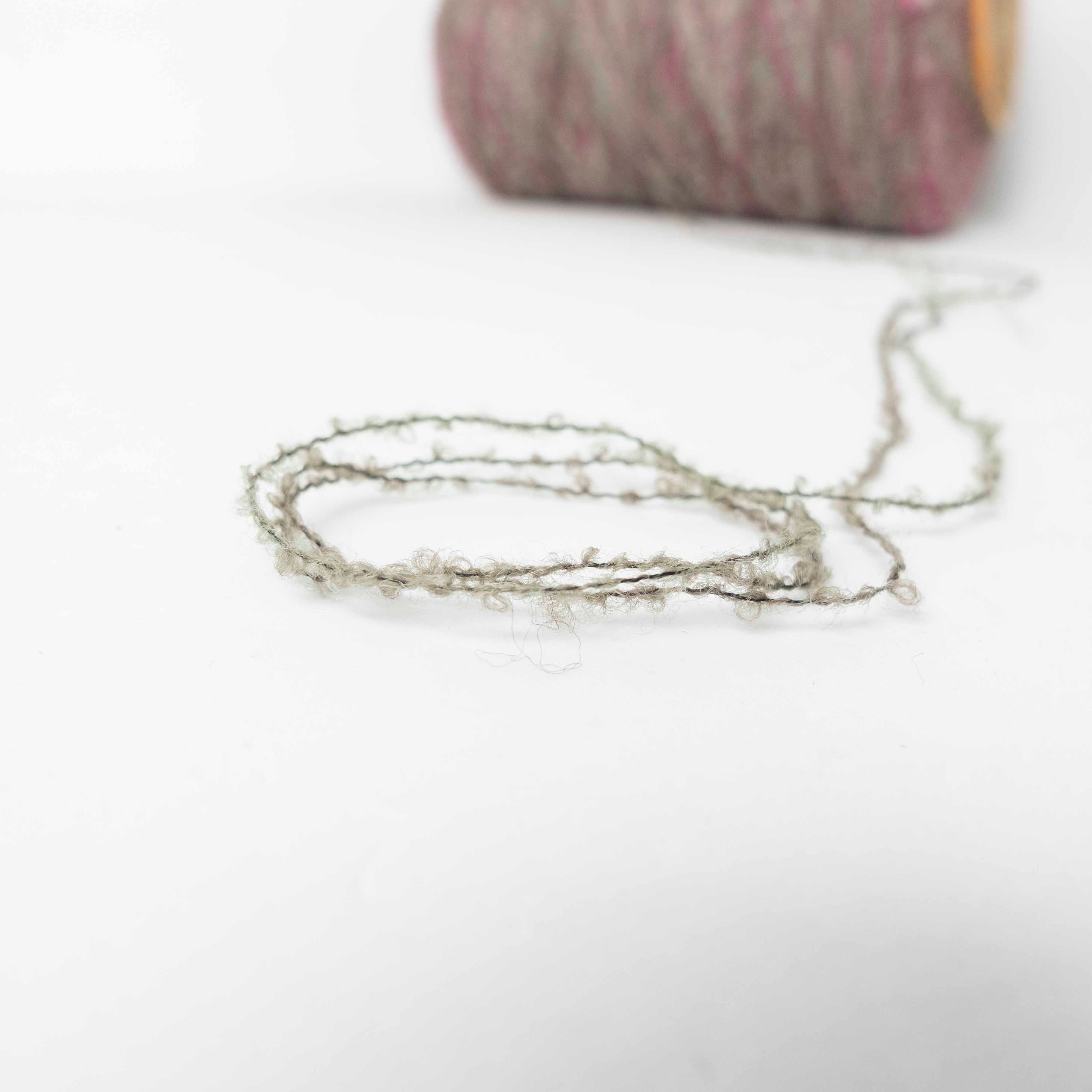 -mid project- 1/8 Airy Baby Alpaca Boucle Rainbow