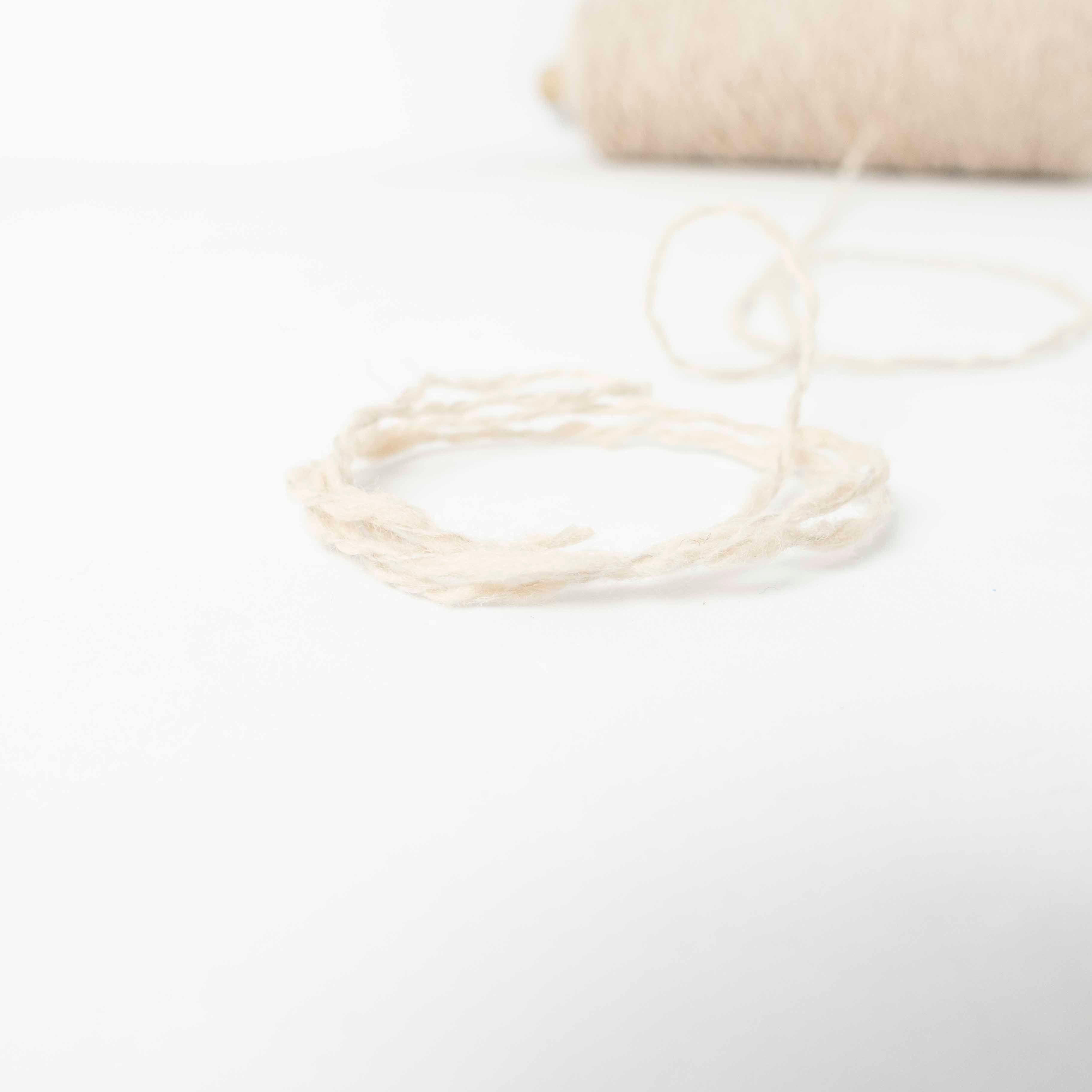 1/3 ウール混スラブヤーン