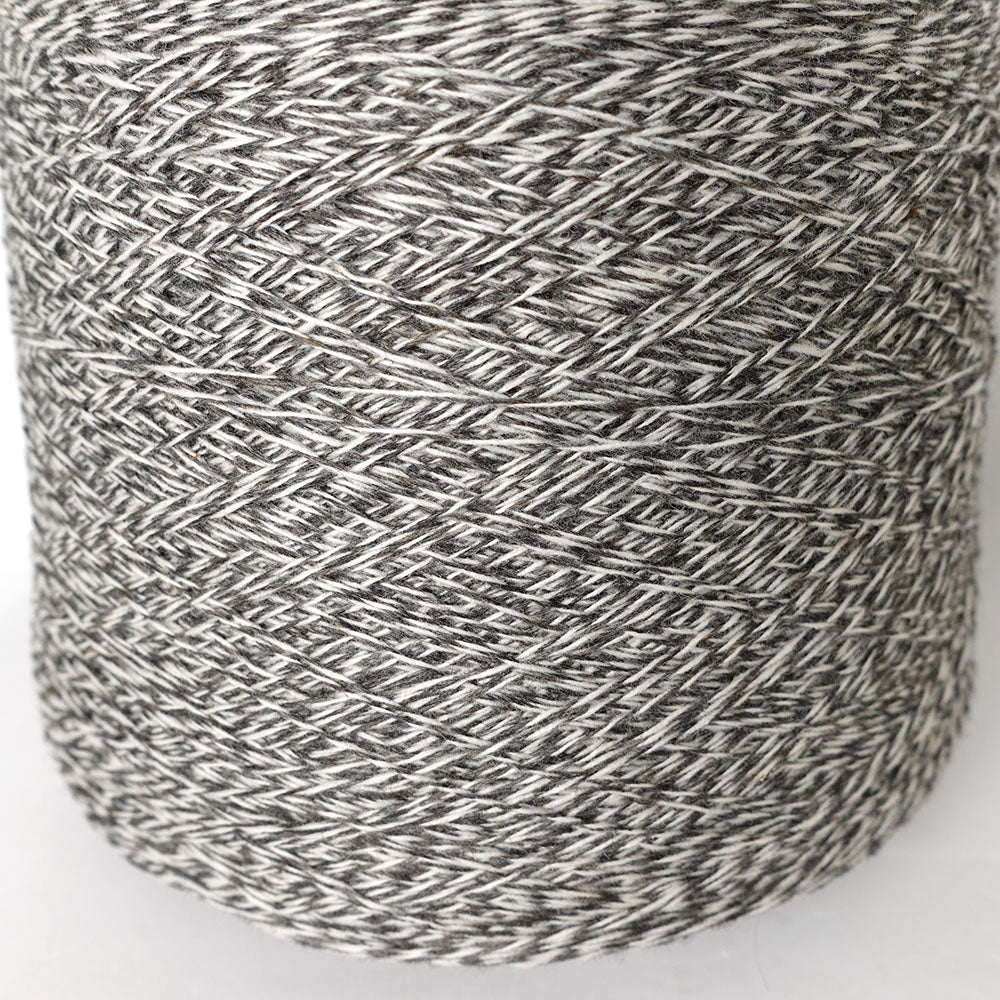 〈OUTLET〉【15】-big project- 2/15 wool cashmere italy - white×gray