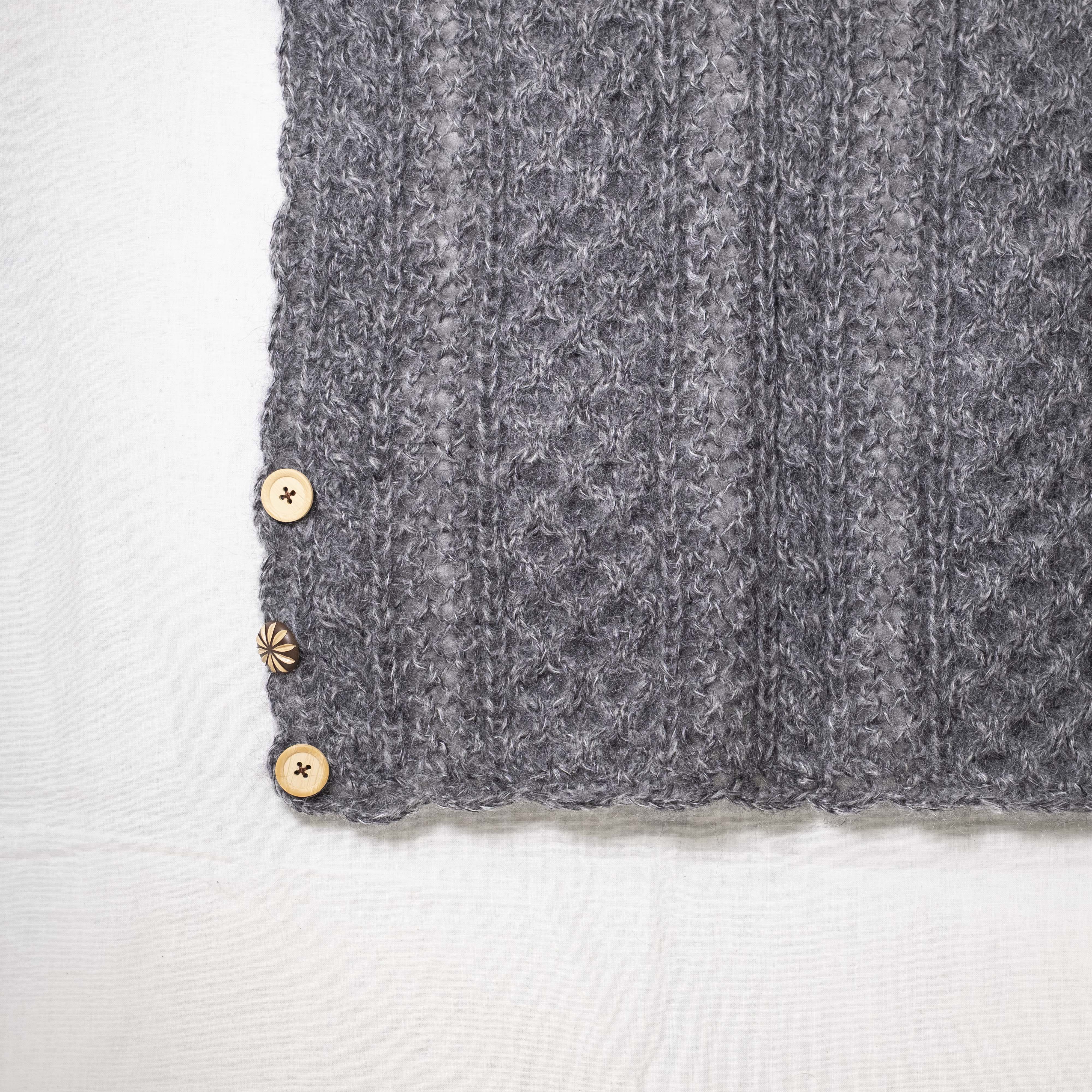 [Pattern] Fluffy 3-way shawl designed by Miho Ogura [PDF]
