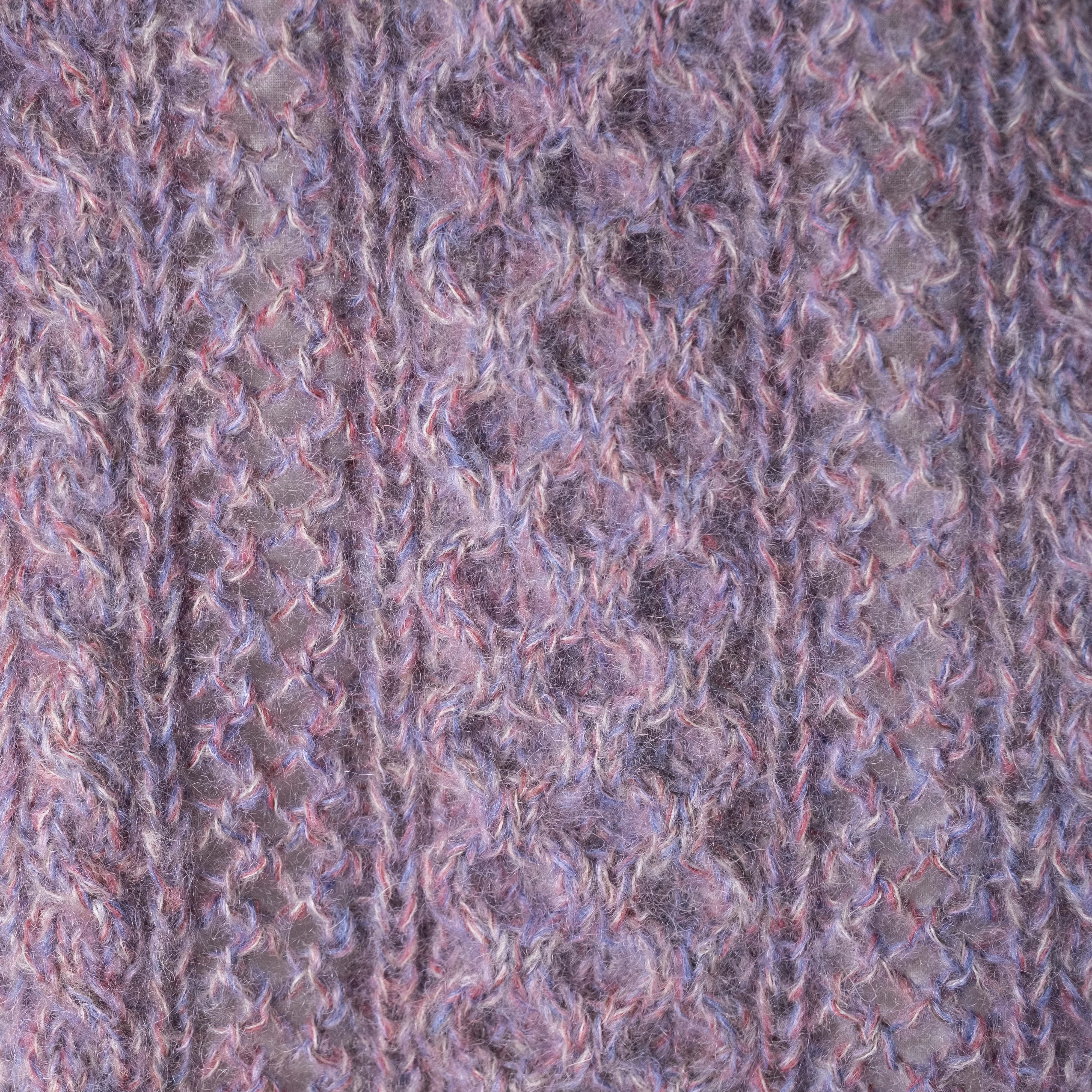 [Pattern] Fluffy 3-way shawl designed by Miho Ogura [PDF]