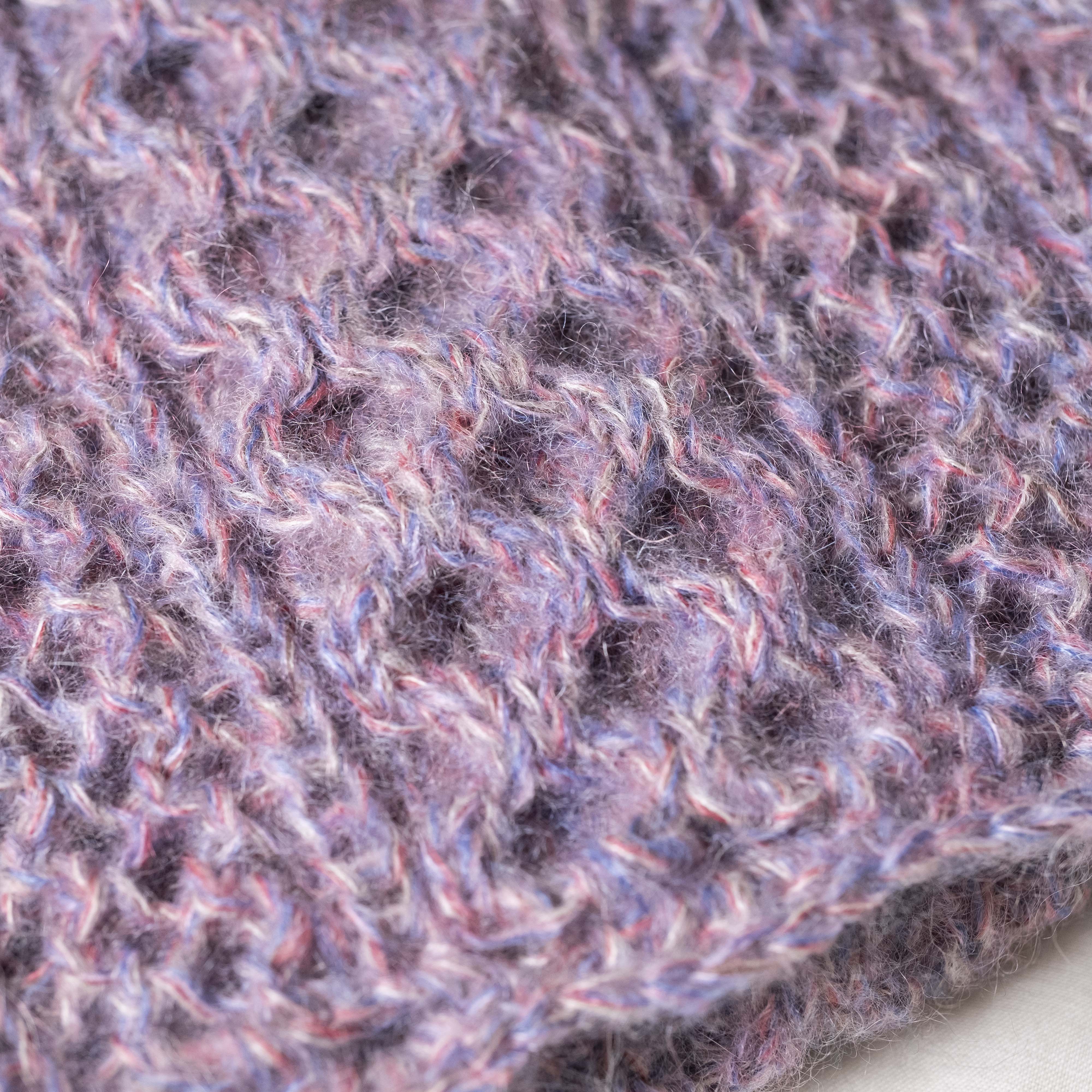 [Pattern] Fluffy 3-way shawl designed by Miho Ogura [PDF]
