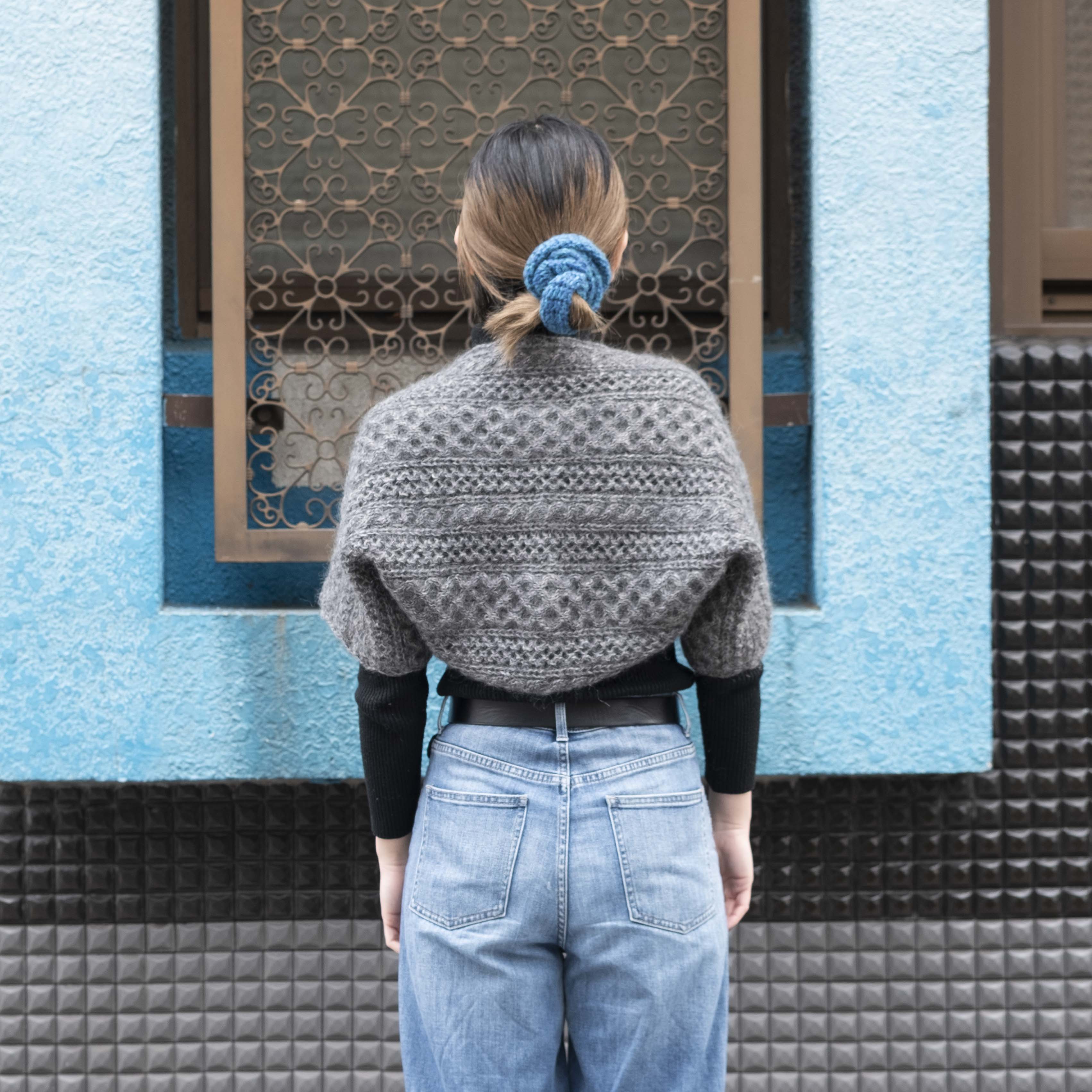 [Pattern] Fluffy 3-way shawl designed by Miho Ogura [PDF]