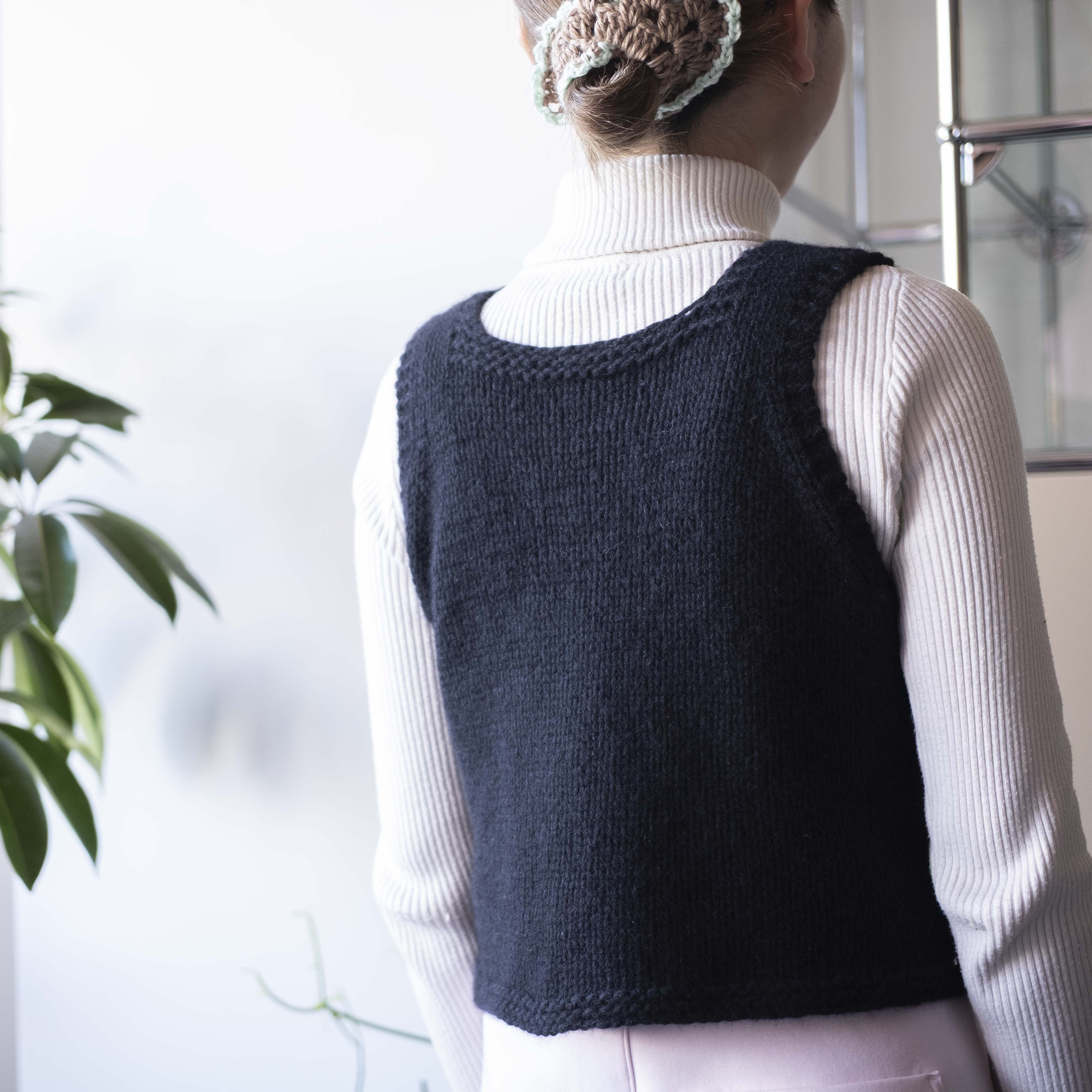 【パターン】Vanilla V-neck Vest（バニラVネックベスト）【PDF】