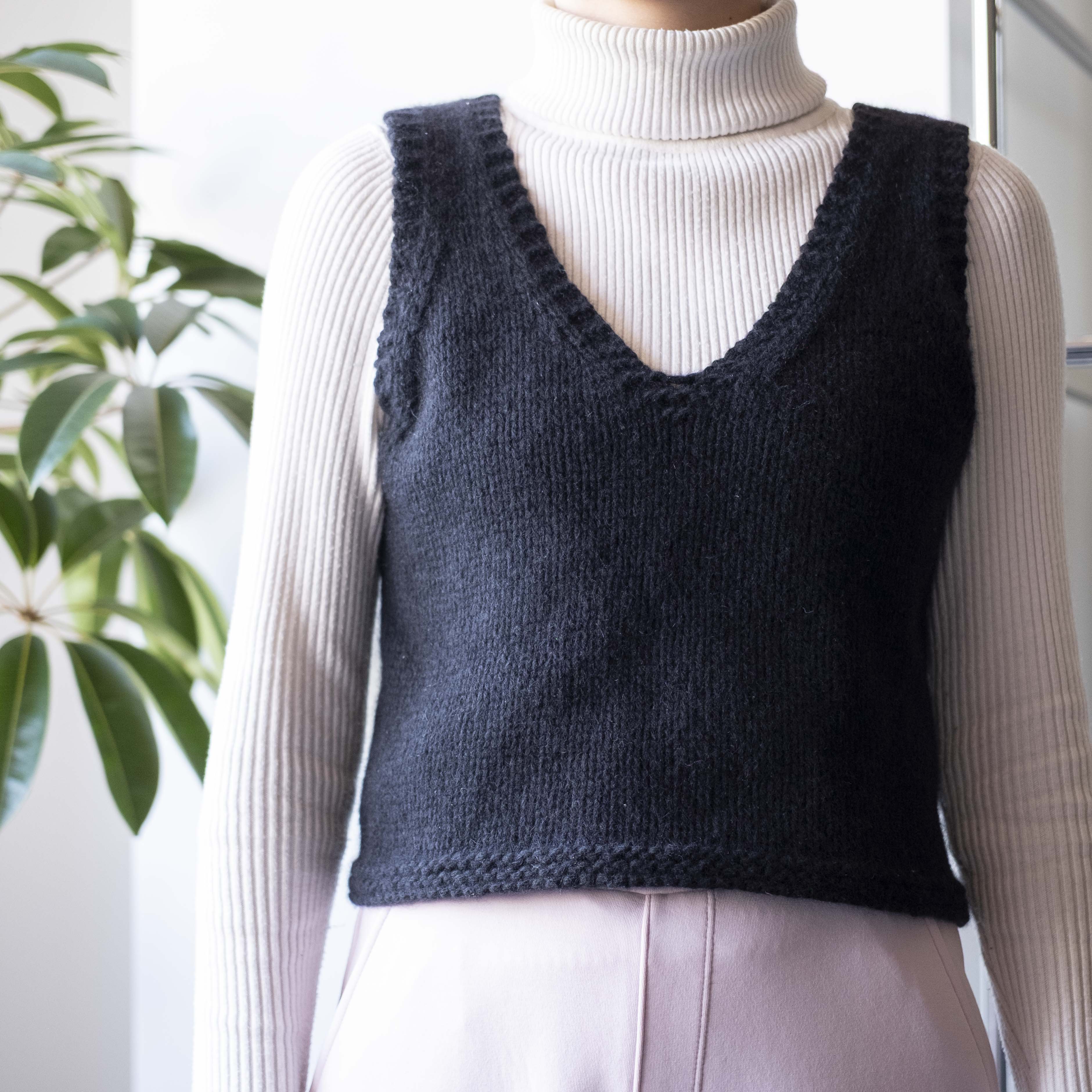 【パターン】Vanilla V-neck Vest（バニラVネックベスト）【PDF】