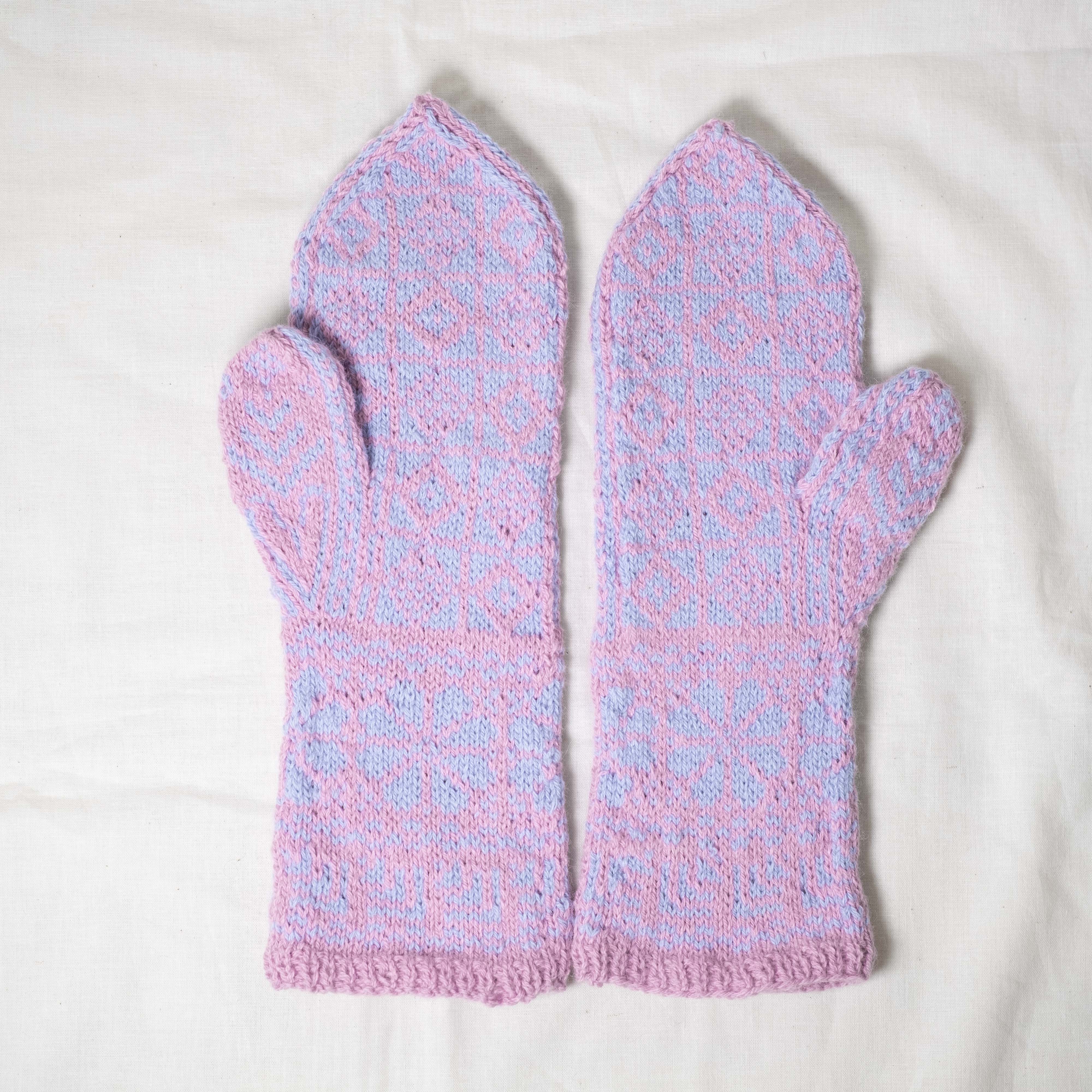 【パターン】Selbu Pine Mittens designed by Nagi’s Knits【PDF】