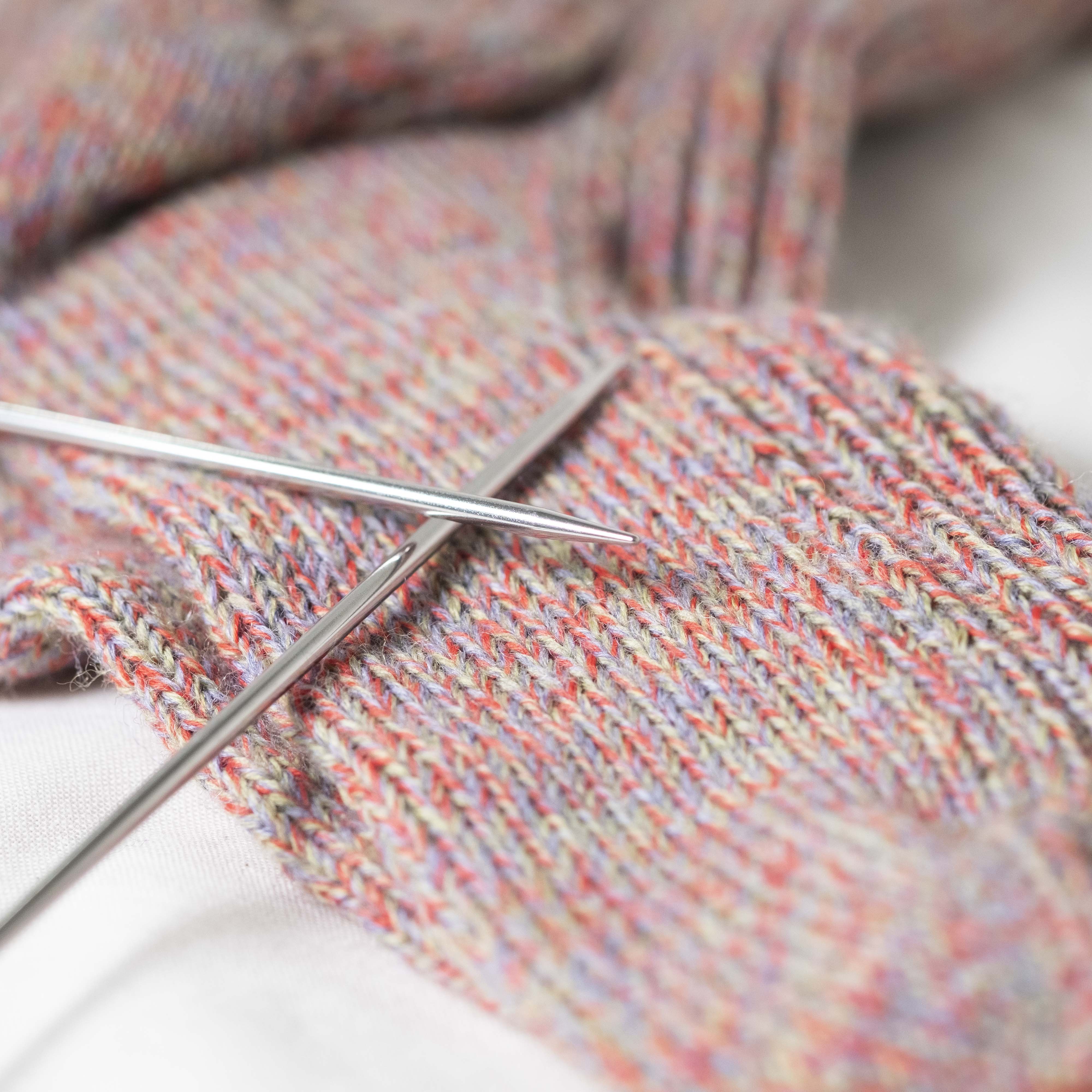 4月25日 PM｜文章パターンで編む！引き揃え糸の靴下編み