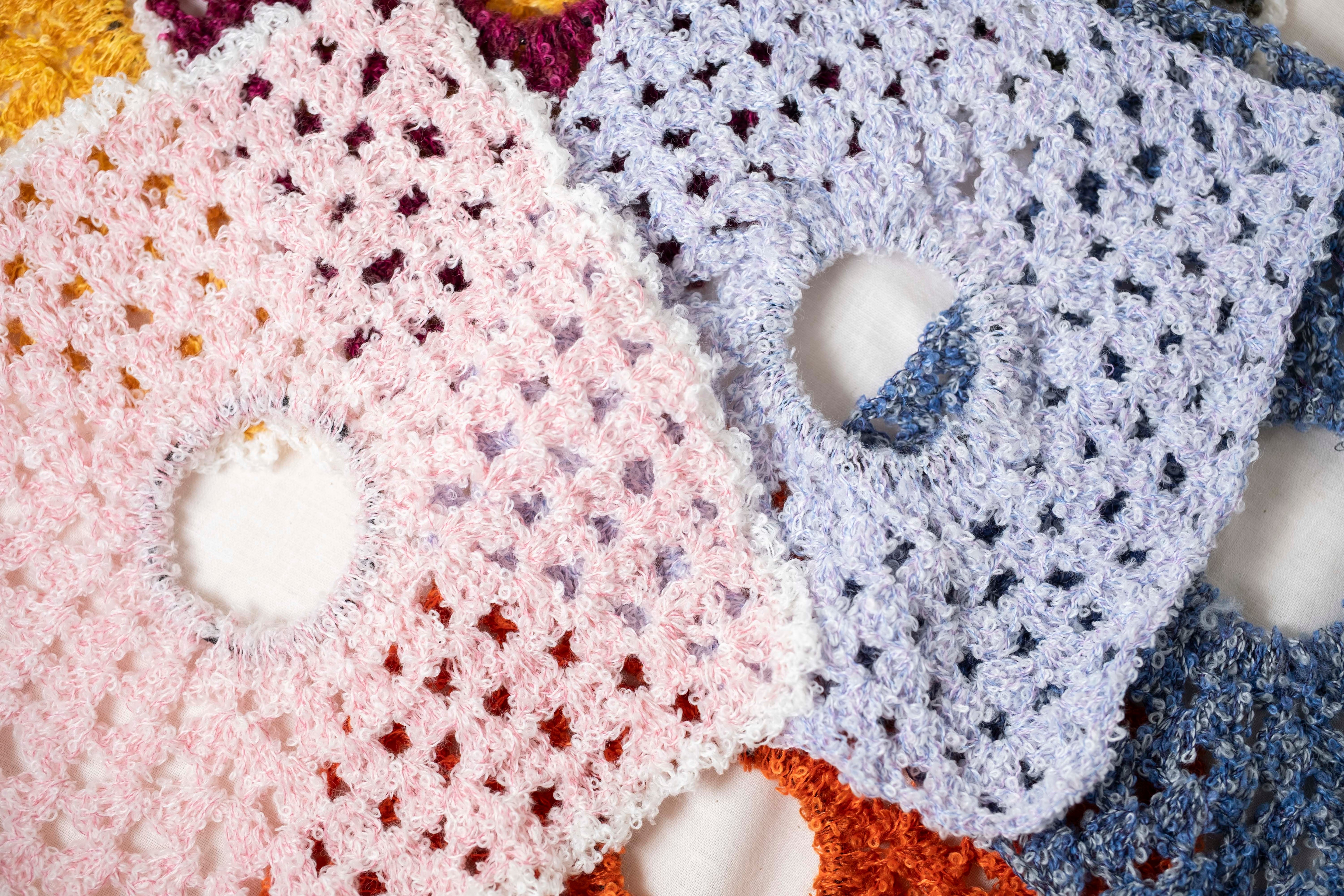 [Pattern] Granny Square Scrunchie [PDF]