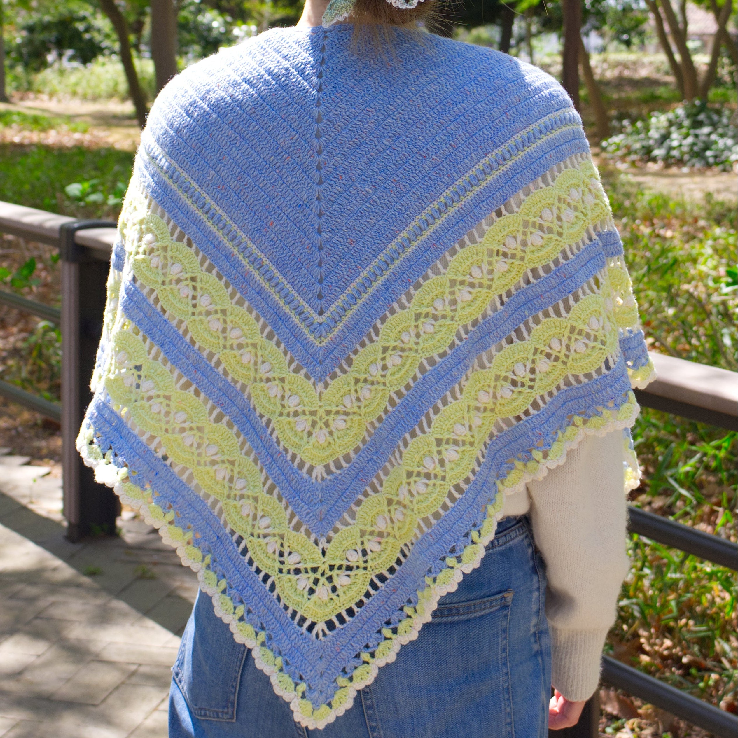 [Pattern] Hiroka Shawl designed by Aki Kasaishi [PDF]