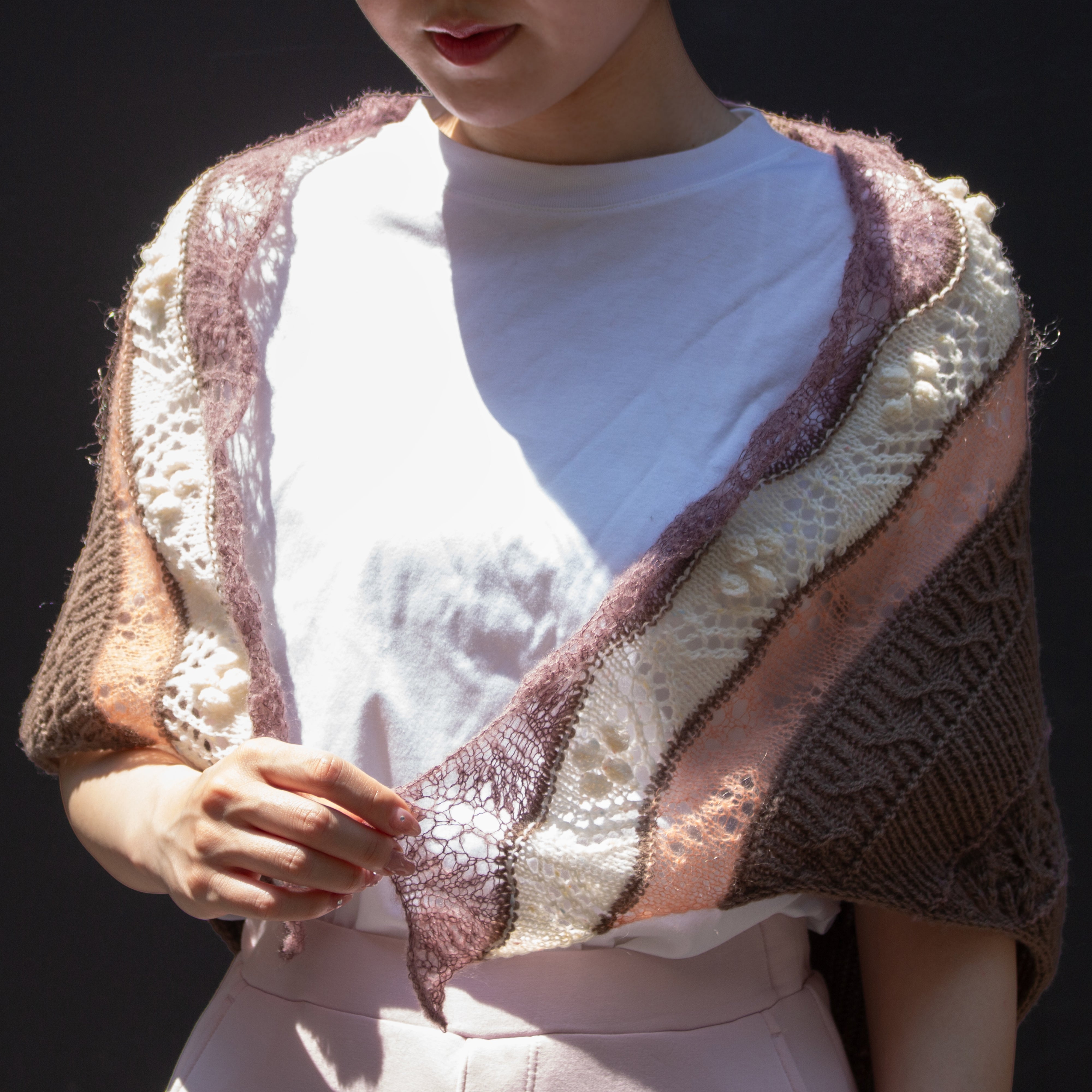 【キット】Palette Bouquet Shawl Kit by あかねちん / Akane F【WARM】