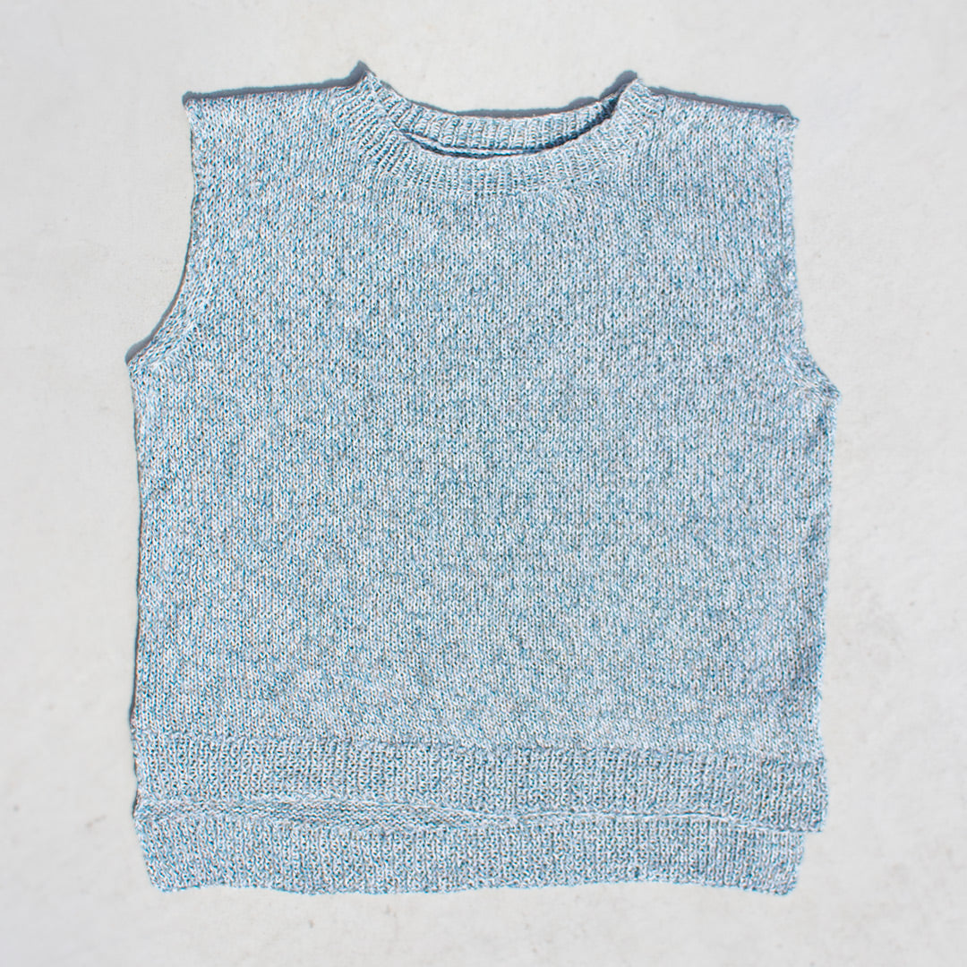 【パターン】Gardenia Sleeveless Knit designed by 気分屋にっしぃ（ガーデニア・スリーブレスニット）【PDF】【解説動画付き】